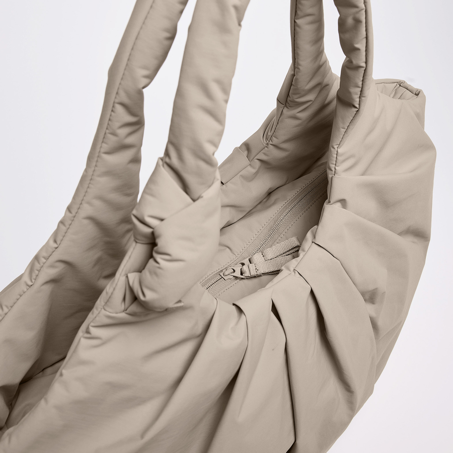 GOT BAG Pleat Tote Bag scallop monochrome