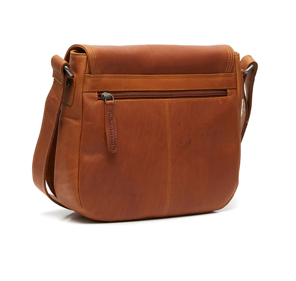 Chesterfield Leder Umhängetasche Everglades cognac