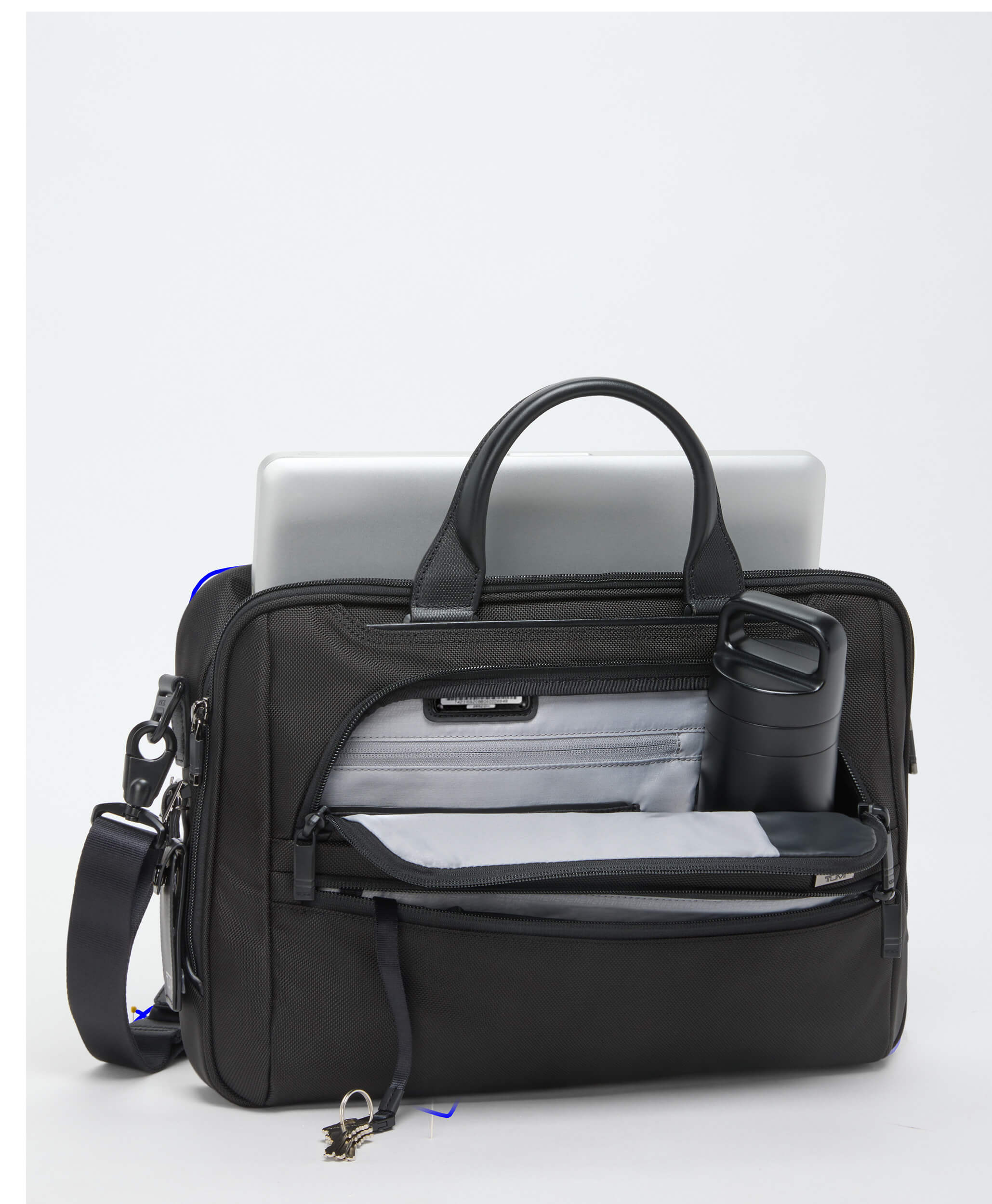 TUMI Alpha 4 mittlere Aktentasche 15" black
