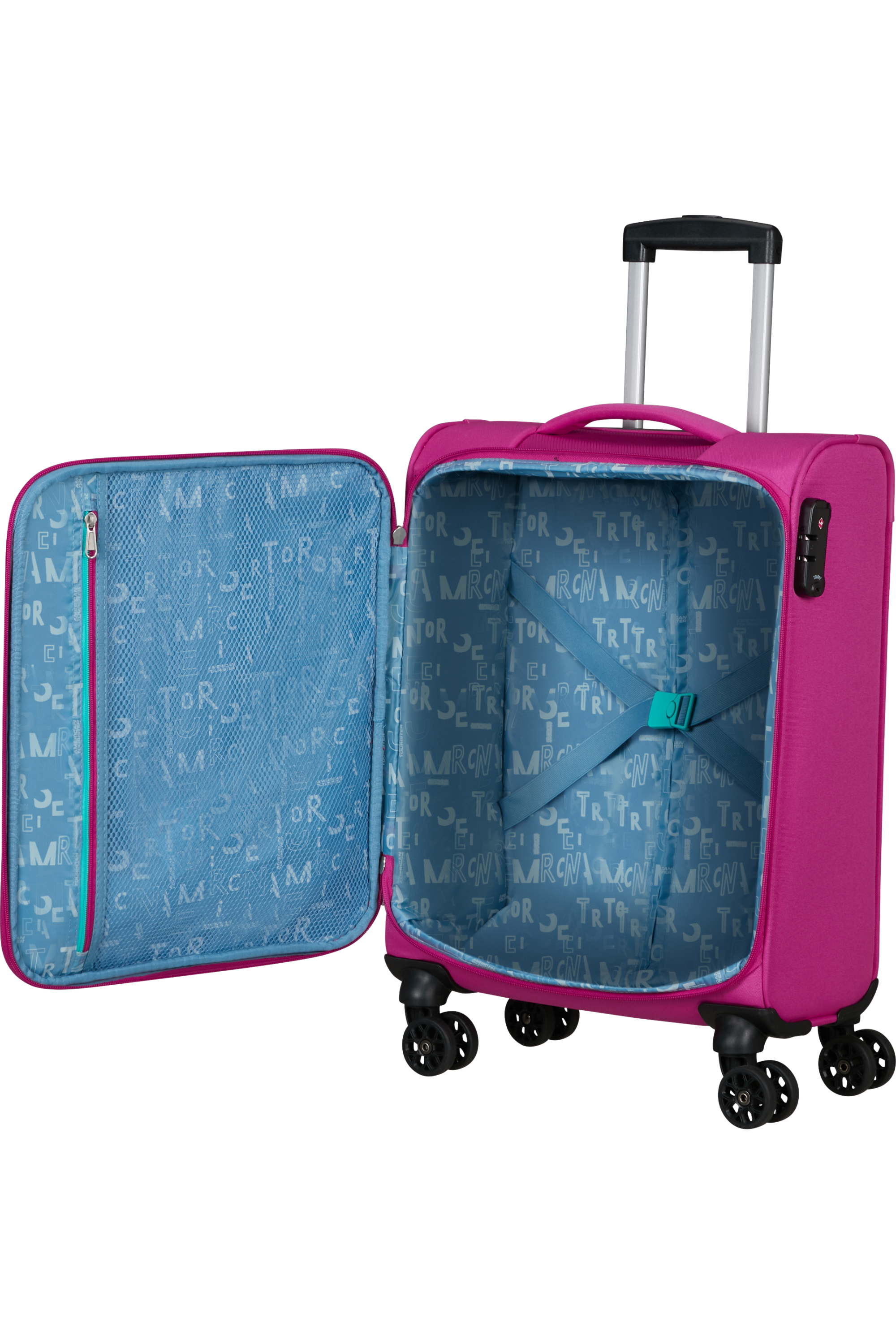 American Tourister Handgepäck Koffer Sea Seeker 55cm fuchsia