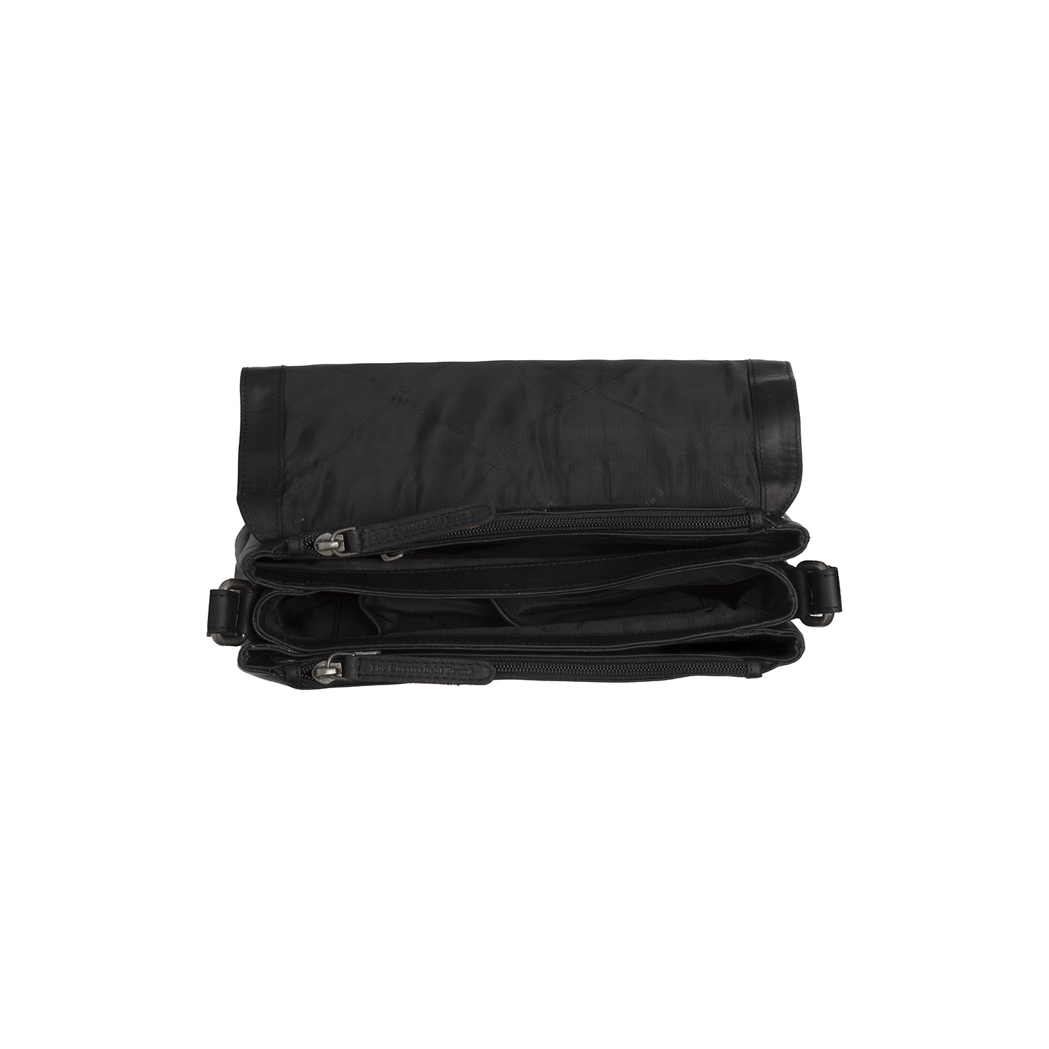 Chesterfield Leder Umhängetasche Laverton schwarz