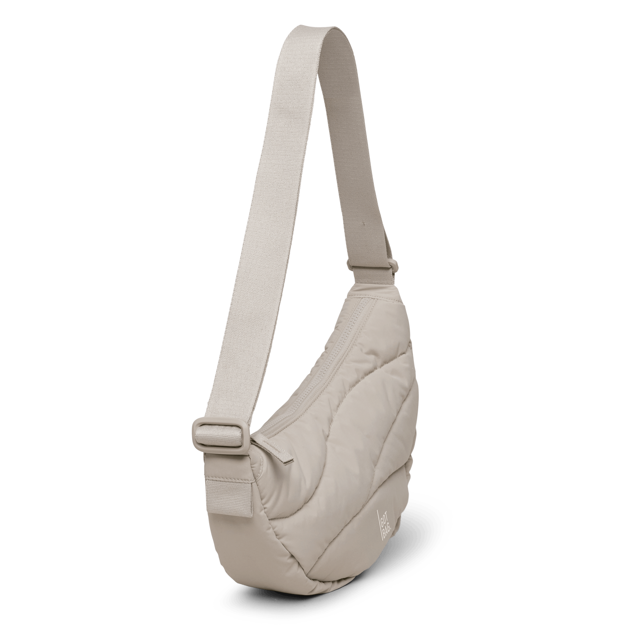 GOT BAG Wavy Puffer Moon Bag scallop