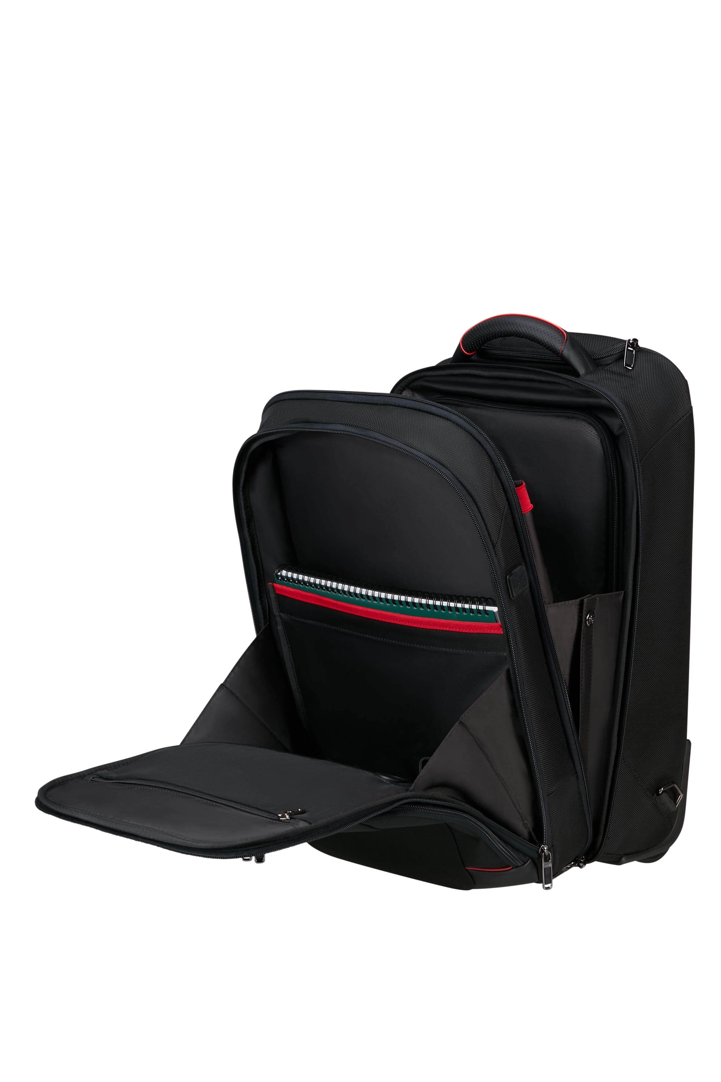 Samsonite Laptoprucksack mit Rollen 17.3" Pro-DLX schwarz