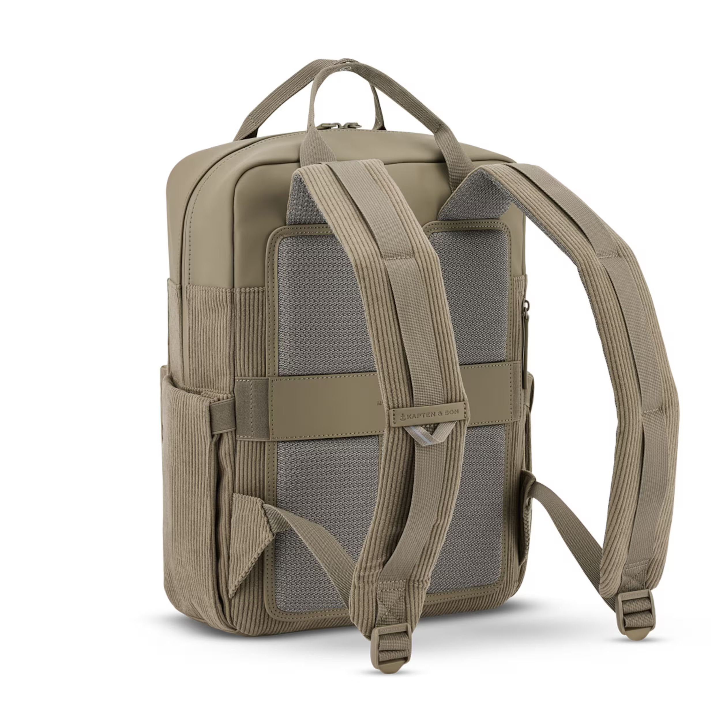 Kapten & Son Rucksack Bergen Pro Cord dusty khaki
