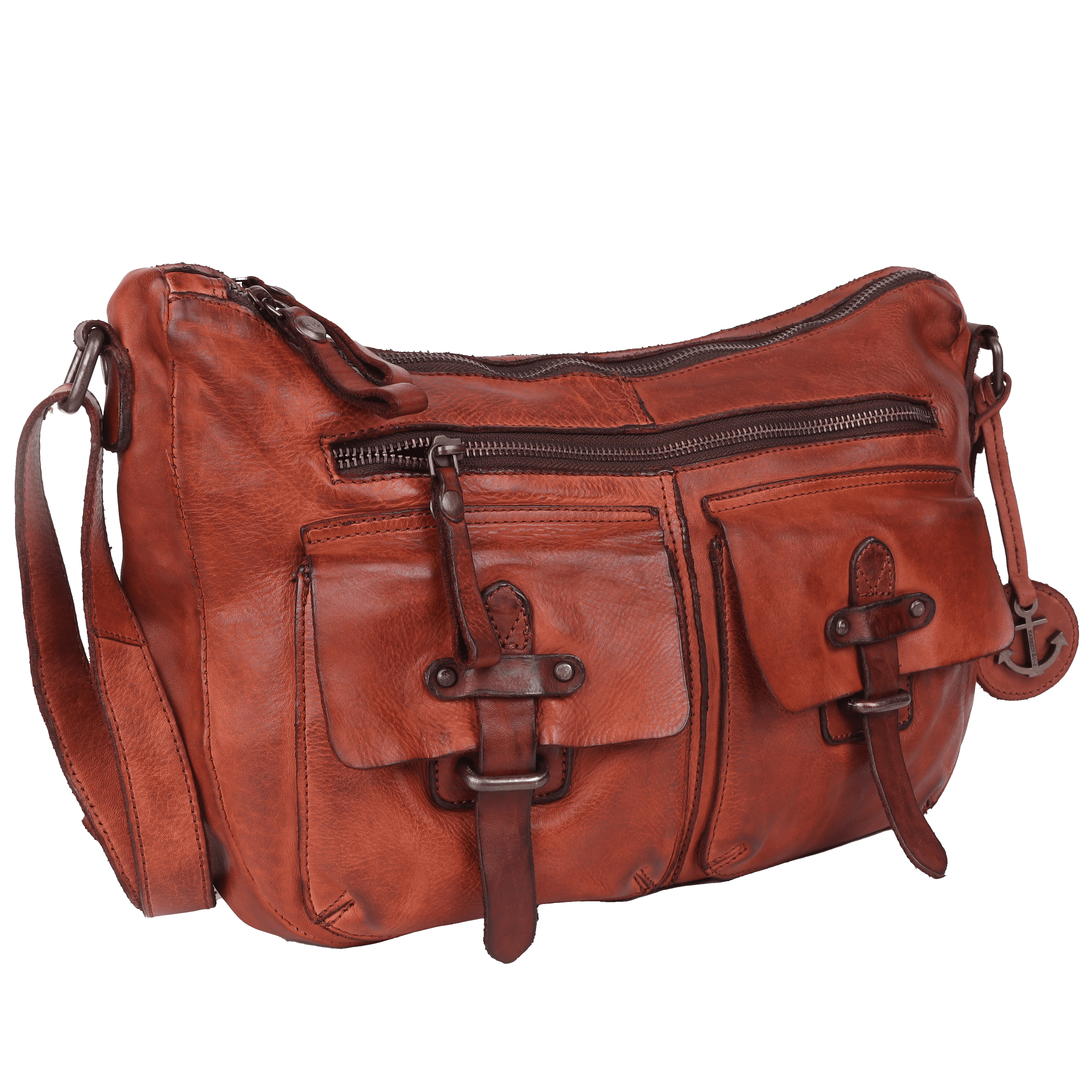 Harbour 2nd Umhängetasche Emerson cognac