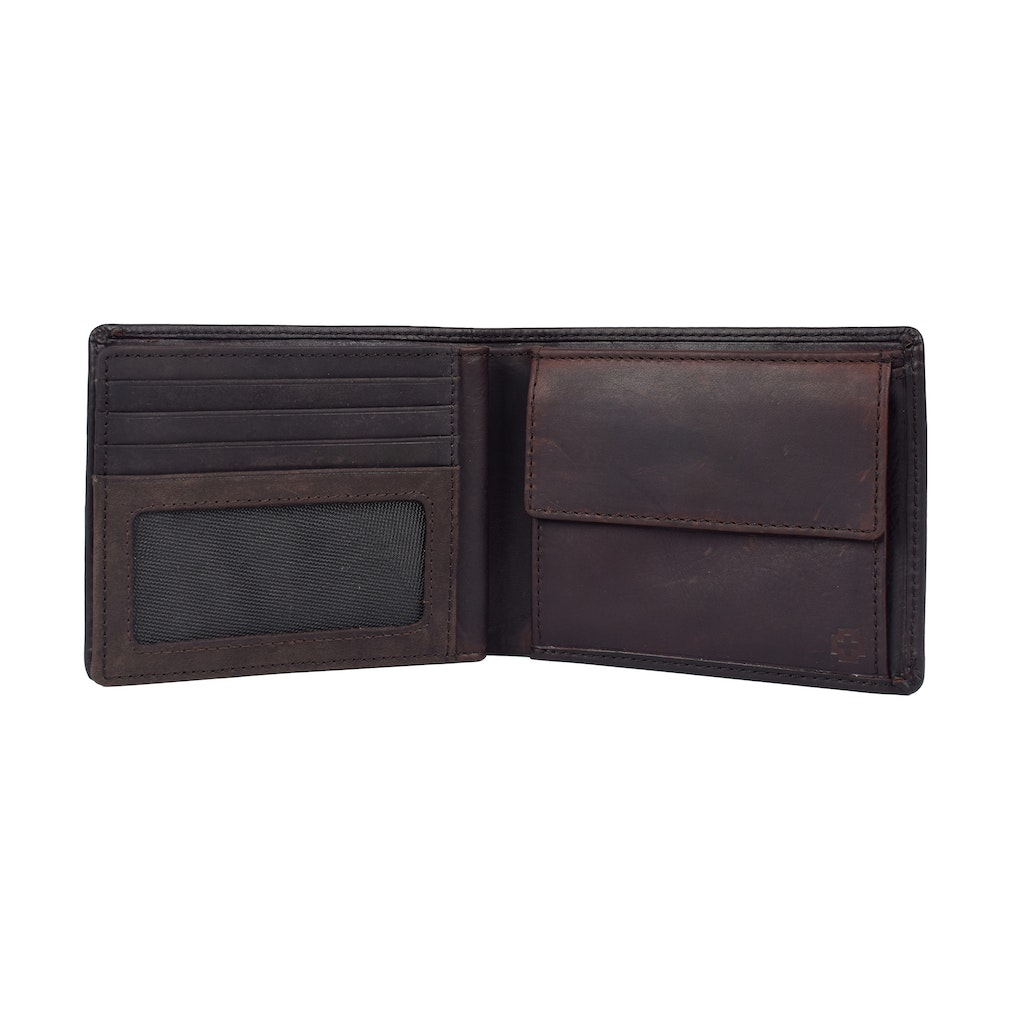 Strellson Geldbörse Brick Lane Myles Billfold Mh8 darkbrown