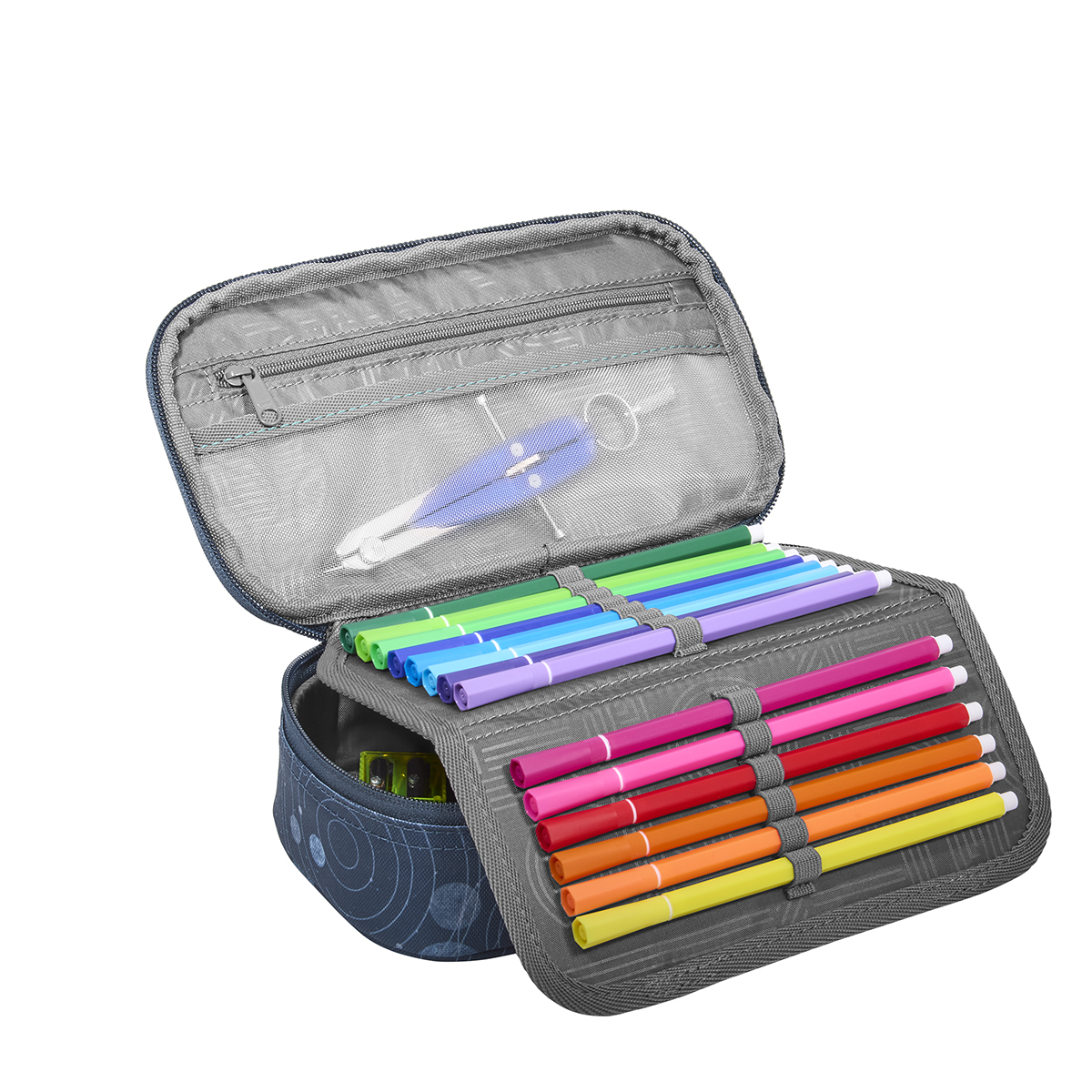 Coocazoo Schlamperbox Blue Orbit