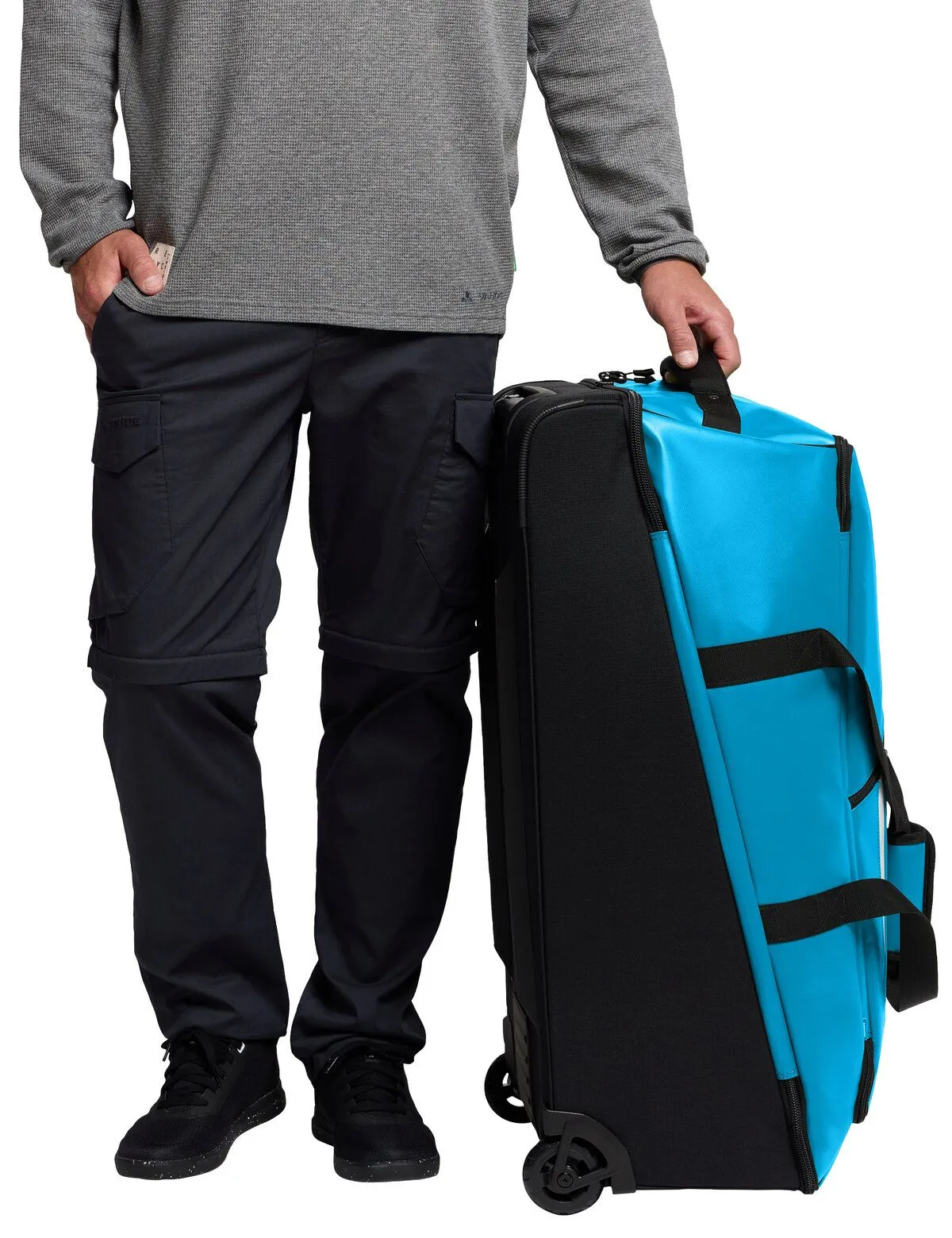 Vaude Reisetasche mit Rollen Rotuma 90 azure