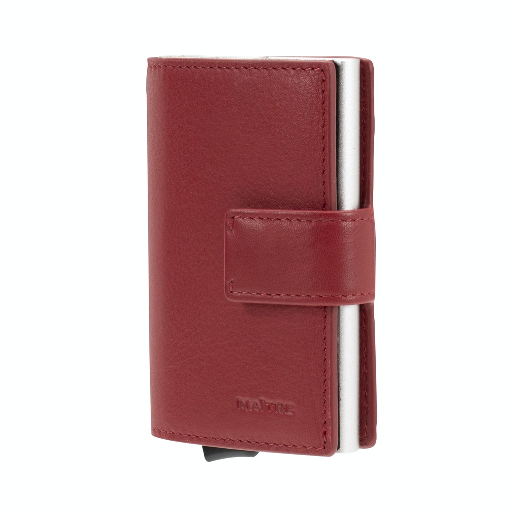 Maitre Kreditkartenetui F3 C-Two E-Cage Sv8F rot