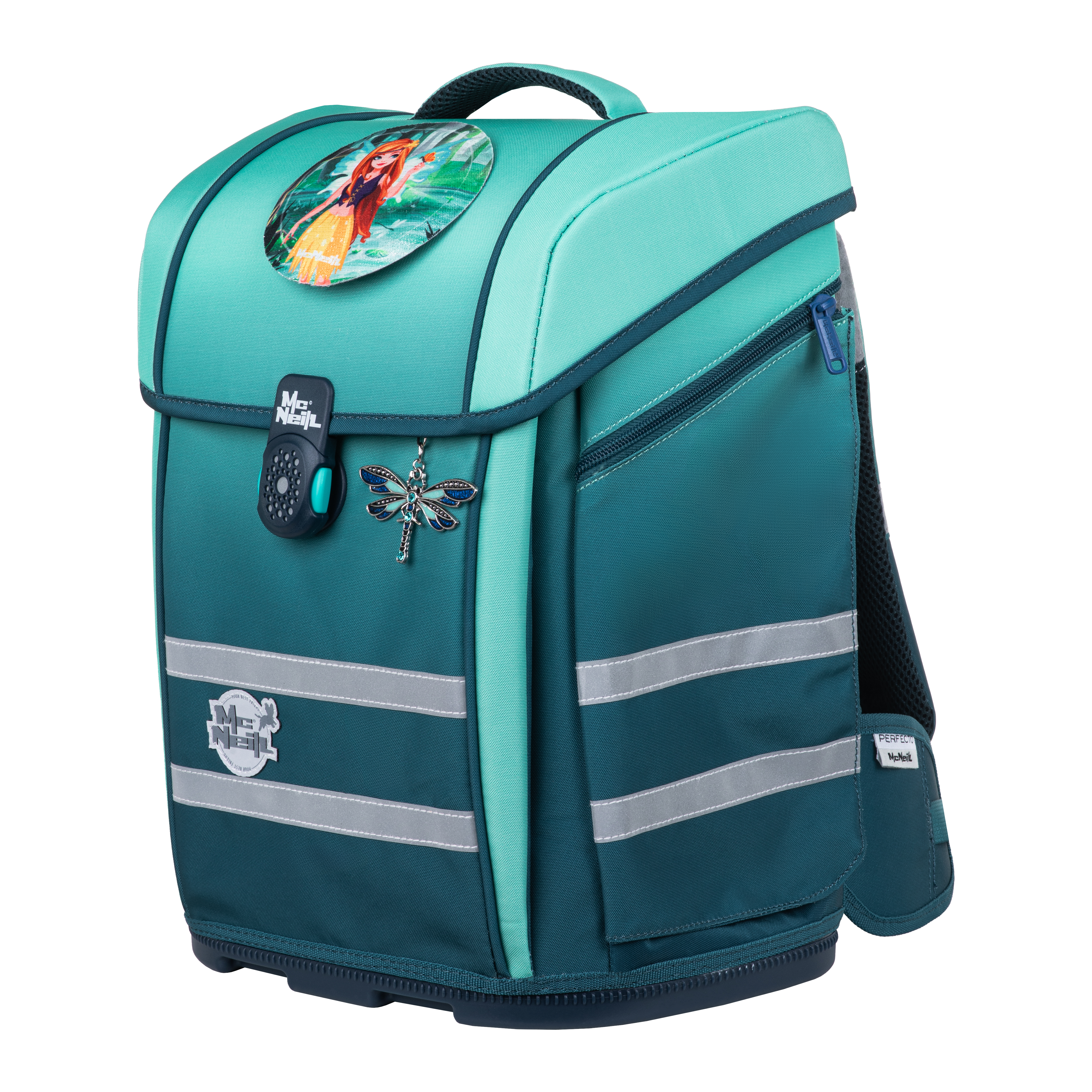 McNeill Schulranzen-Set Ergo Perfecto GRADIENT BLUE LAGOON