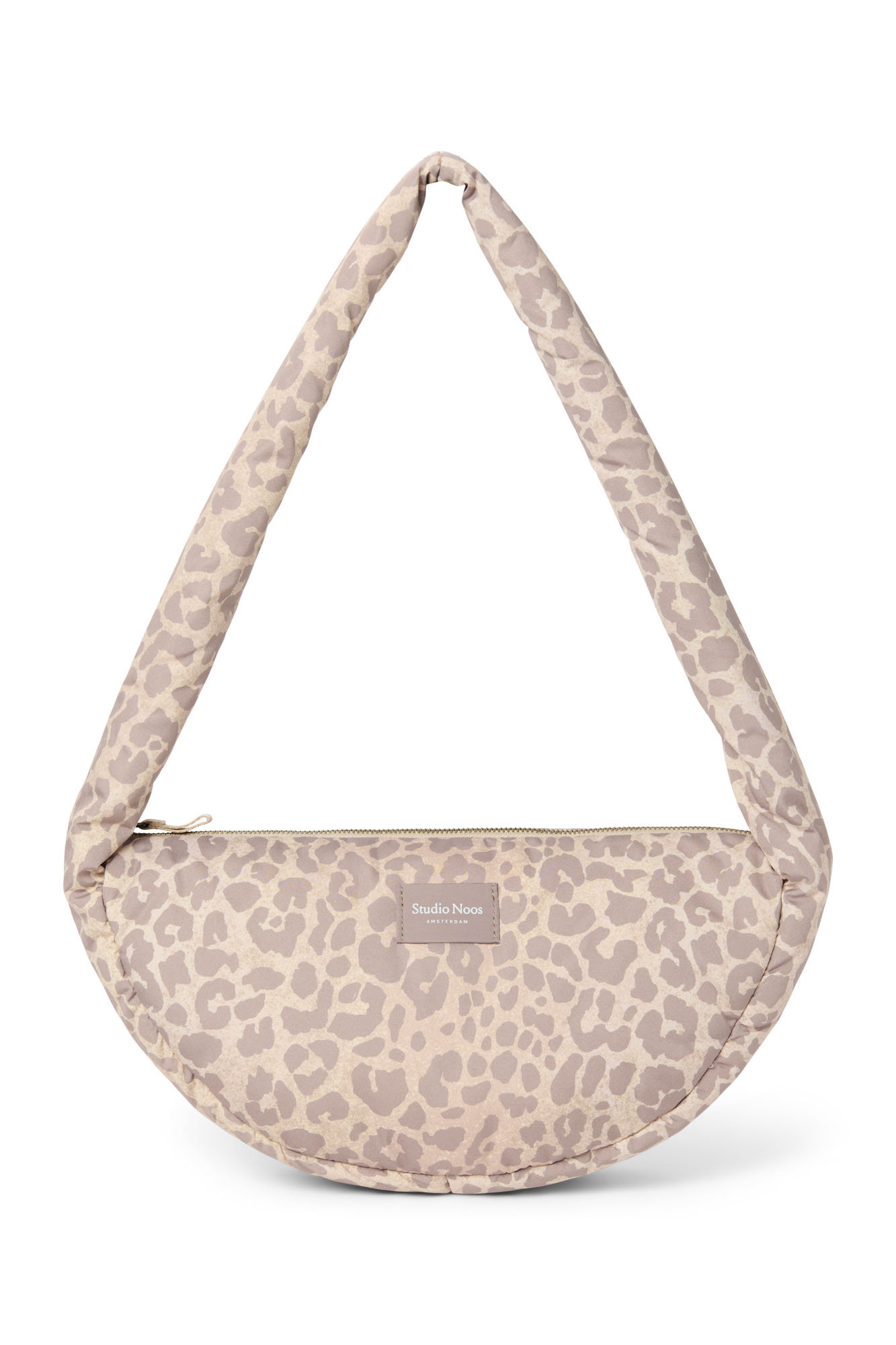 Studio Noos Puffy Mini Crossbody Bag Beige Leopard