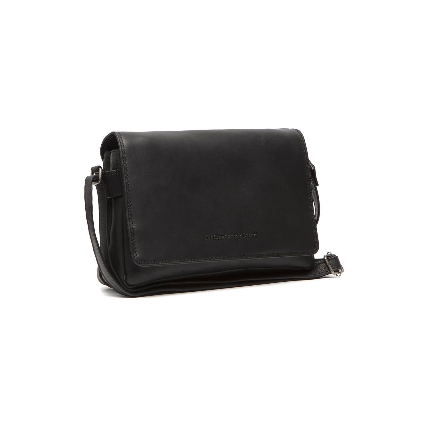 Chesterfield Leder Umhängetasche Reston schwarz