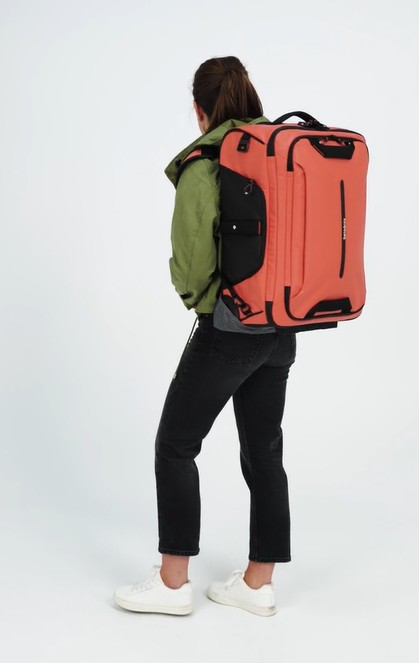 Samsonite Reisetasche/Rucksack mit Rollen Ecodiver 55cm clay