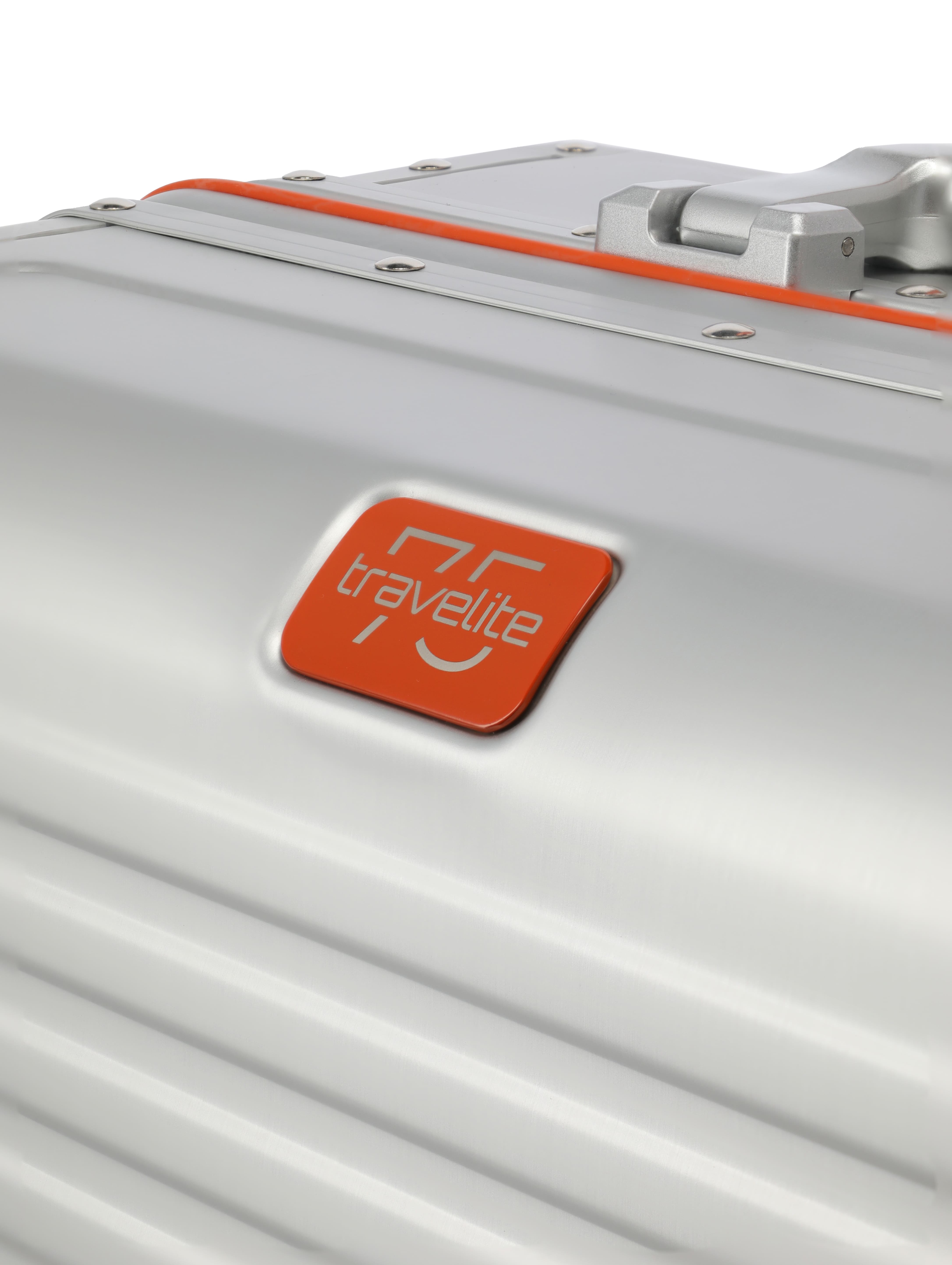 Travelite Trolley Next S 75 Jahre Edition silber-orange