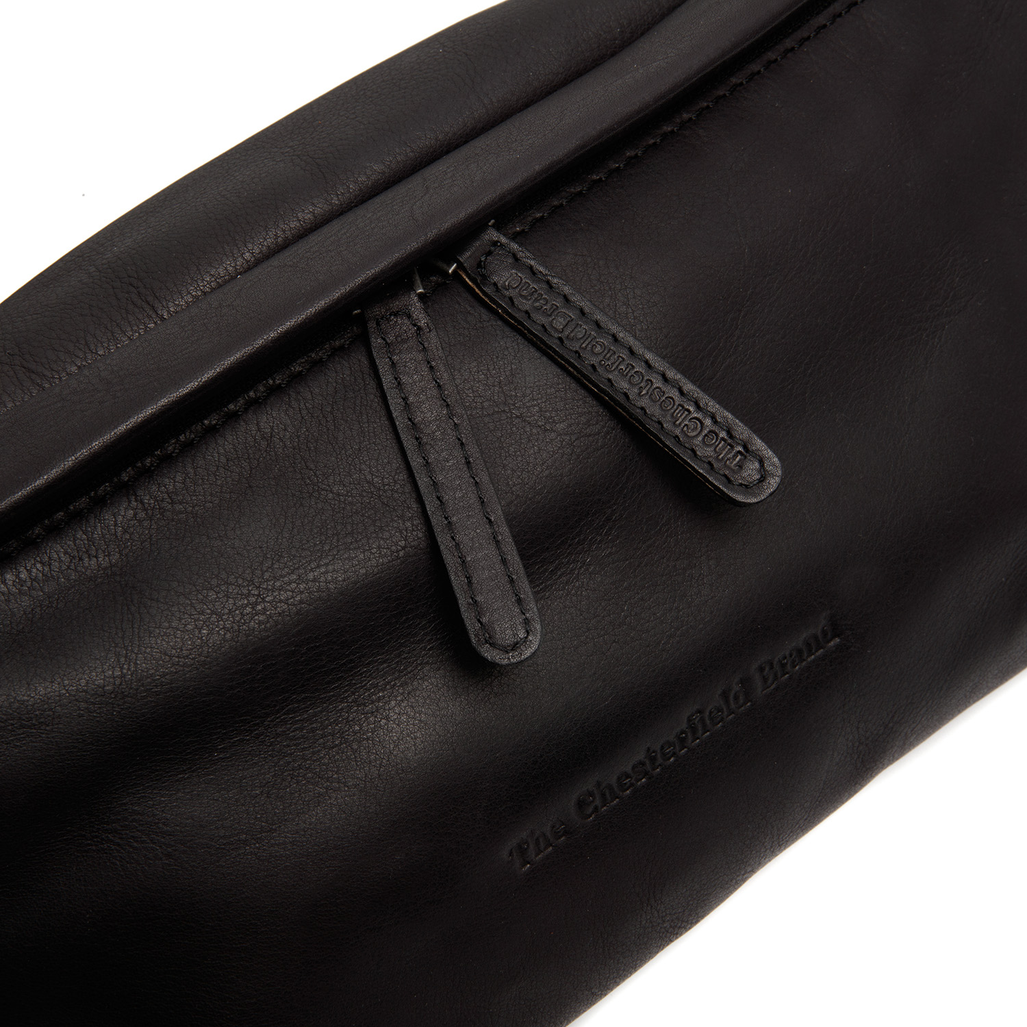 Chesterfield Leder Gürteltasche Kruger schwarz
