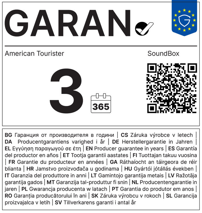 American Tourister Koffer SoundBox 77cm golden yellow