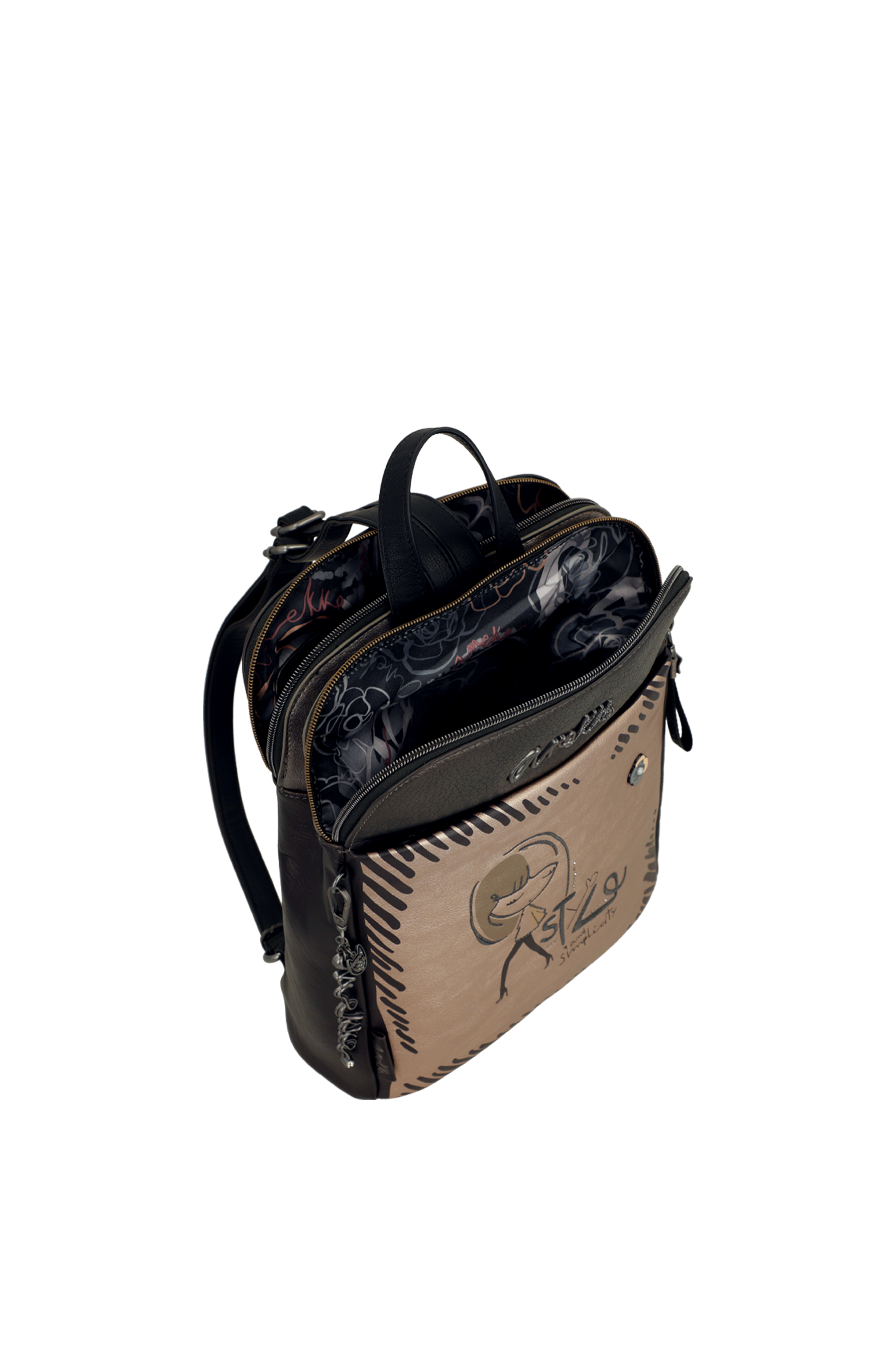 Anekke Rucksack mit 3 Fächern Nature Koko Anekke Rucksack mit 3 Fächern Nature Koko
