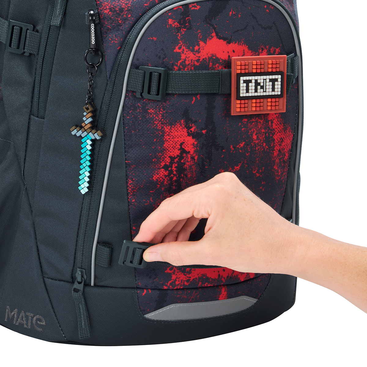 Coocazoo Schulrucksack MATE Broken Black