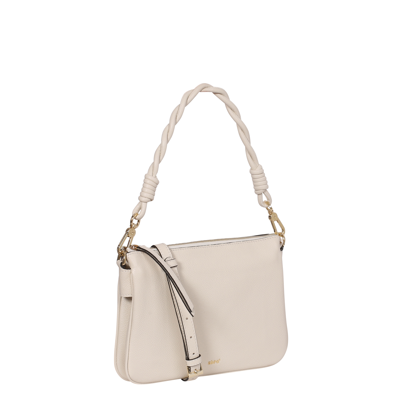 Abro Schultertasche TWOFOLD beige