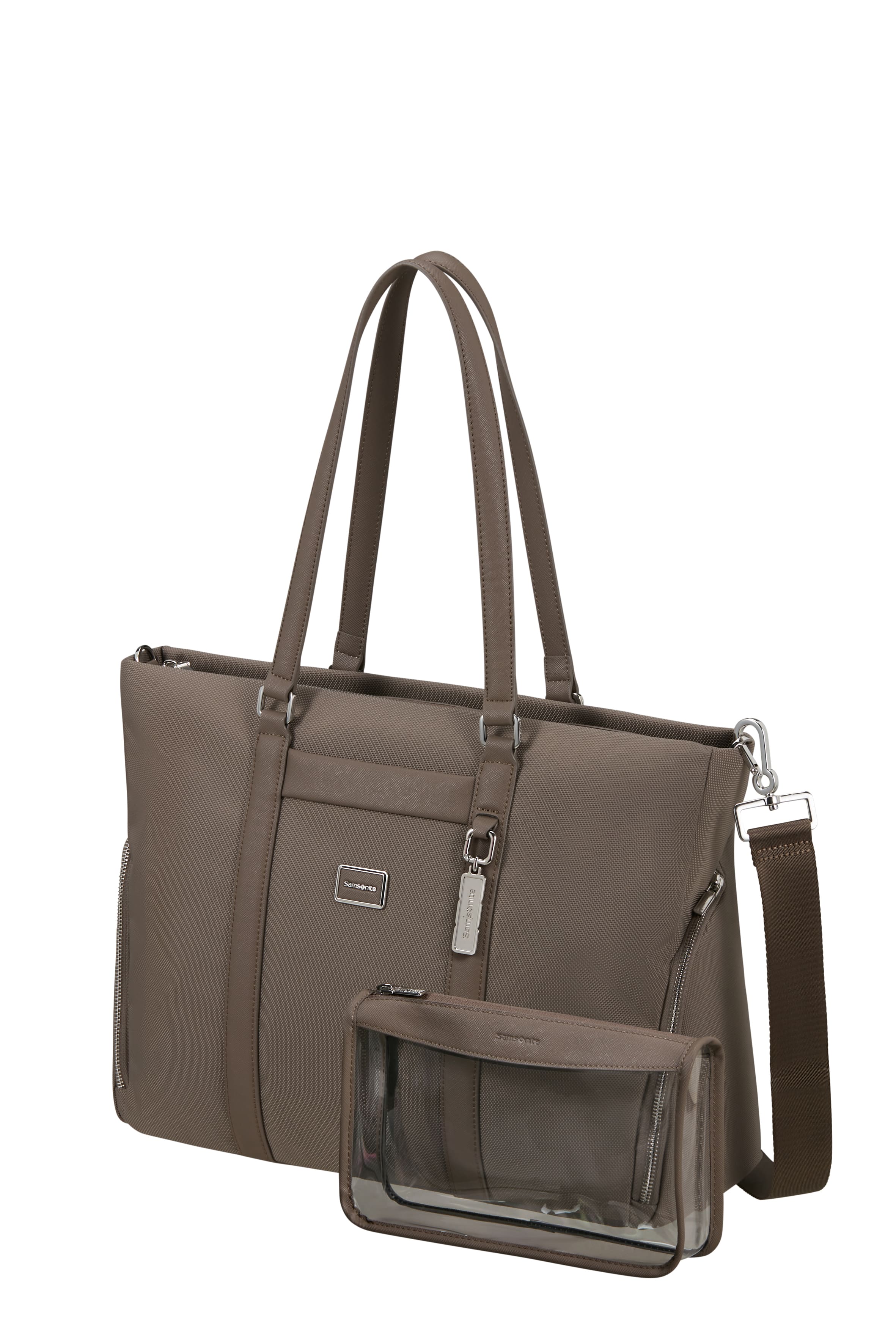 Samsonite Handtasche Image Biz Travel Tote 14.1" dark taupe Samsonite Handtasche Image Biz Travel Tote 14.1" dark taupe