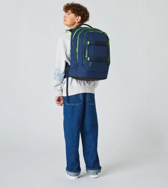 Satch Schulrucksack Toxic Yellow