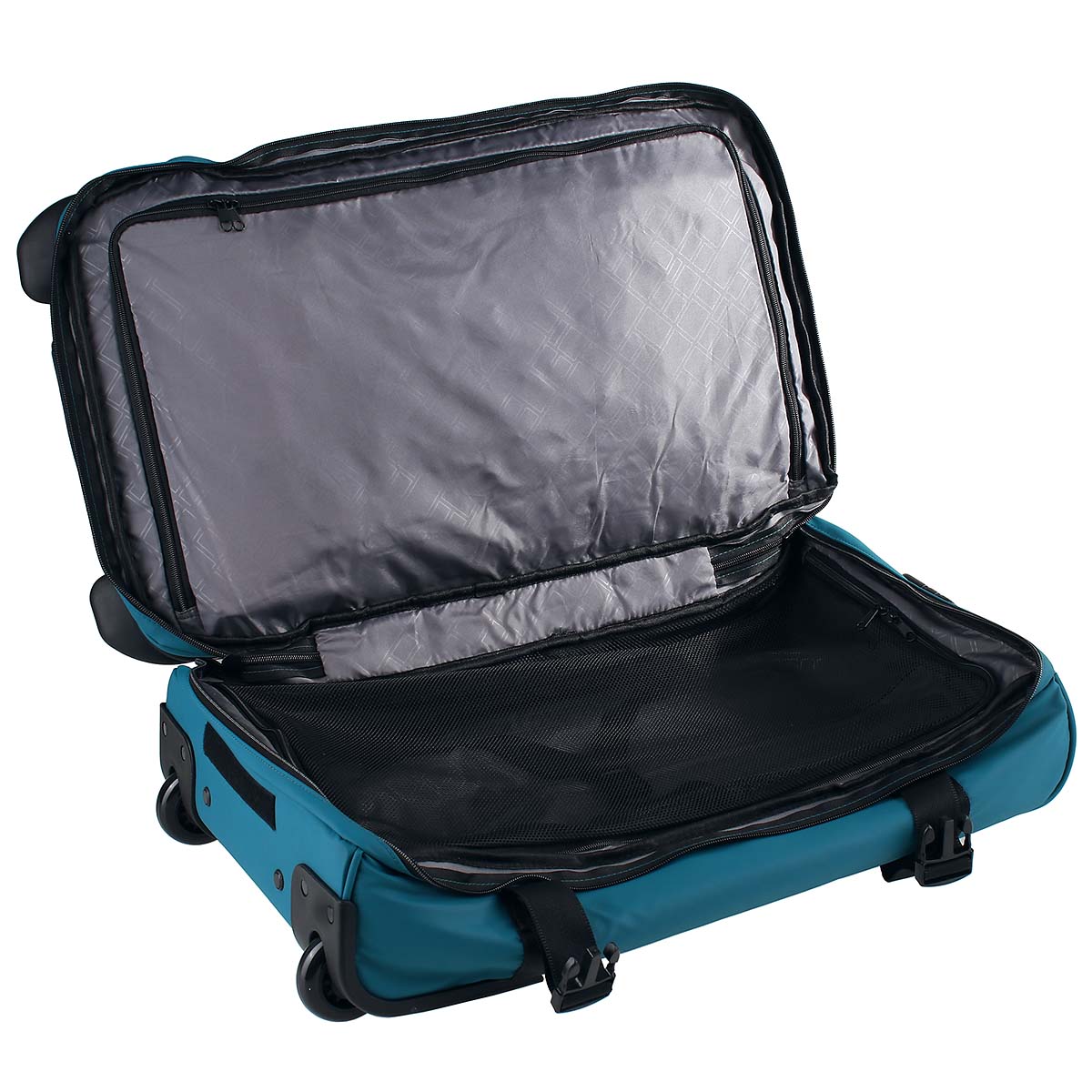 Kenorada Rollen-Reisetasche Backpack Rainbow L petrol