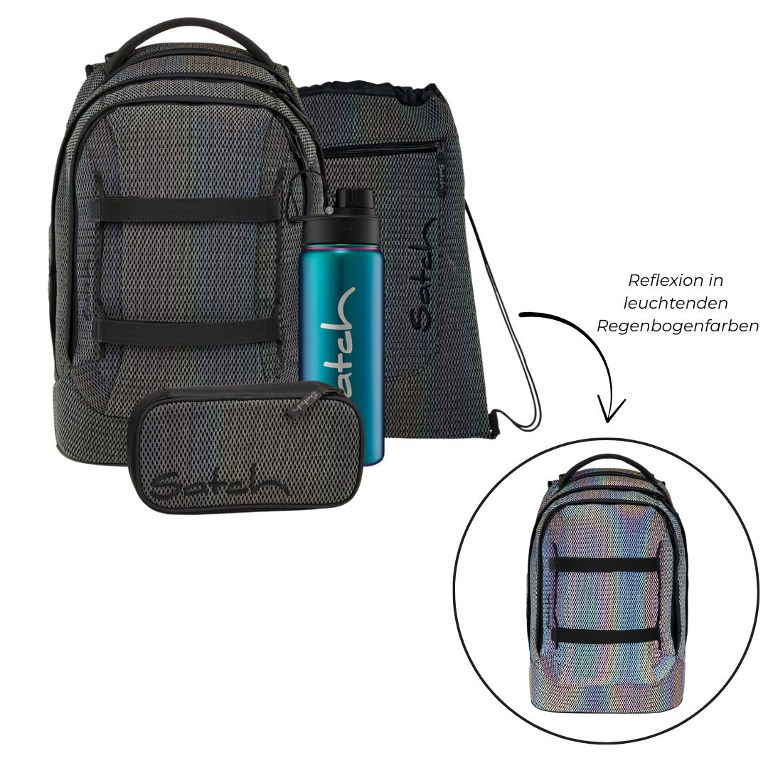satch Schulrucksack-Set Pack Hidden Rainbow Special Edition 2025