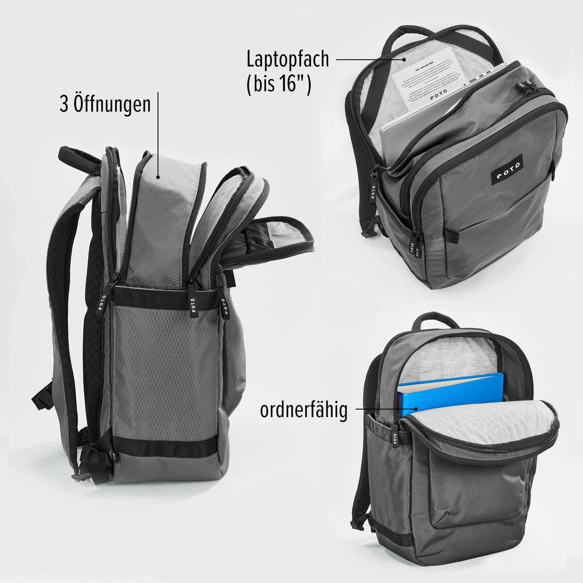 eoto Rucksack TIDY22 olivgrün