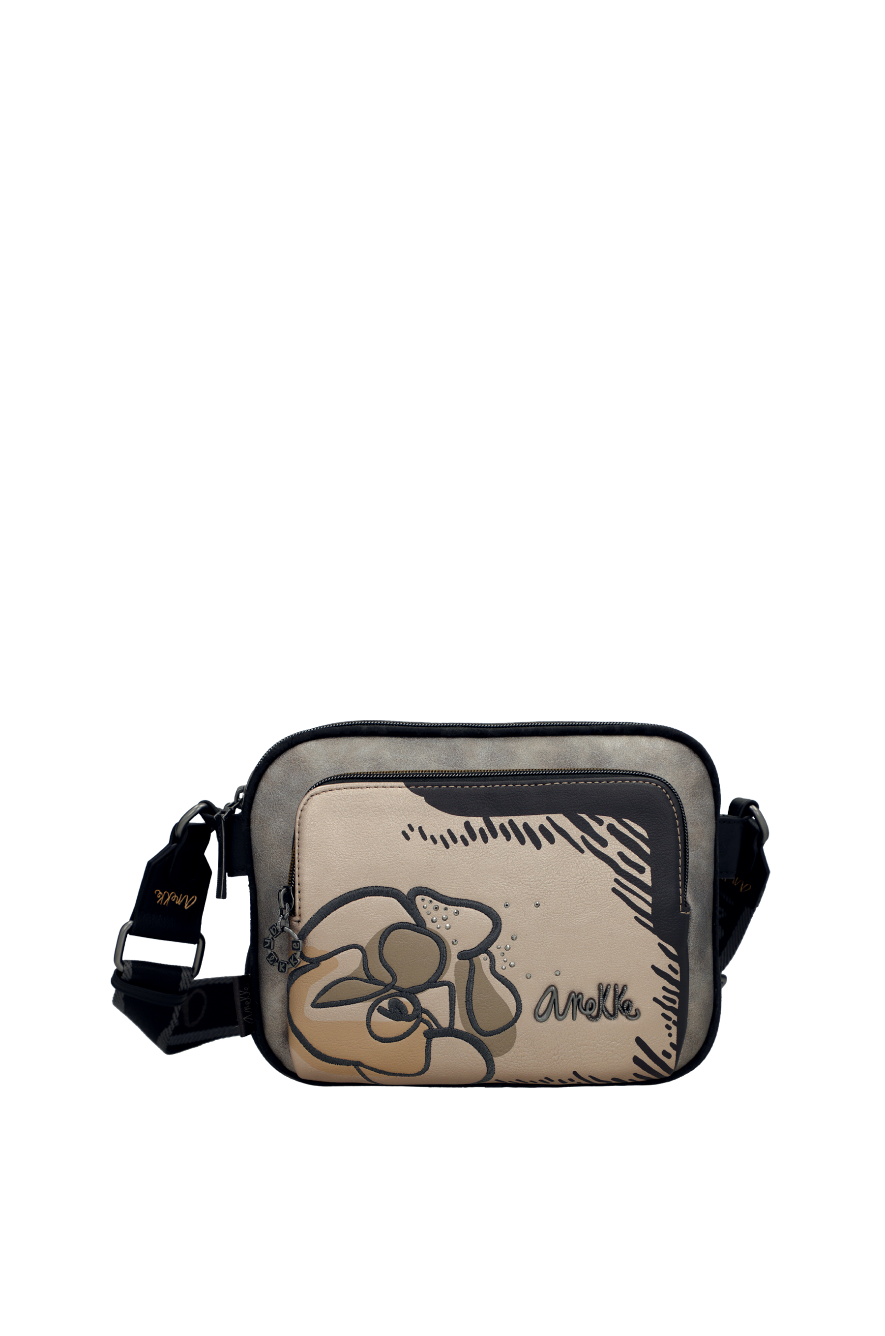 Anekke Umhängetasche mit Vorderfach Nature Koko Anekke Umhängetasche mit Vorderfach Nature Koko