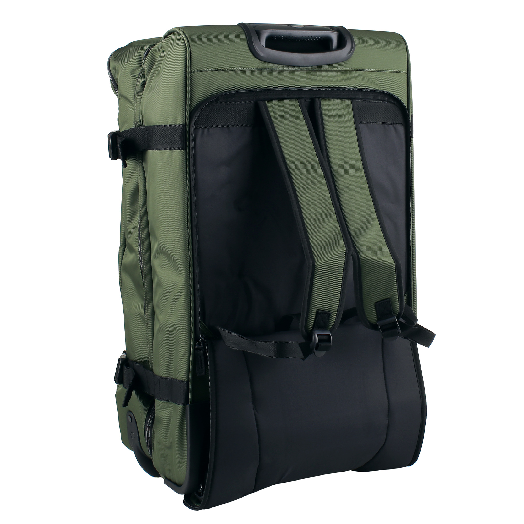 KENORADA Rollen-Reisetasche mit Rucksackfunktion RT31B L khaki KENORADA Rollen-Reisetasche mit Rucksackfunktion RT31B L khaki
