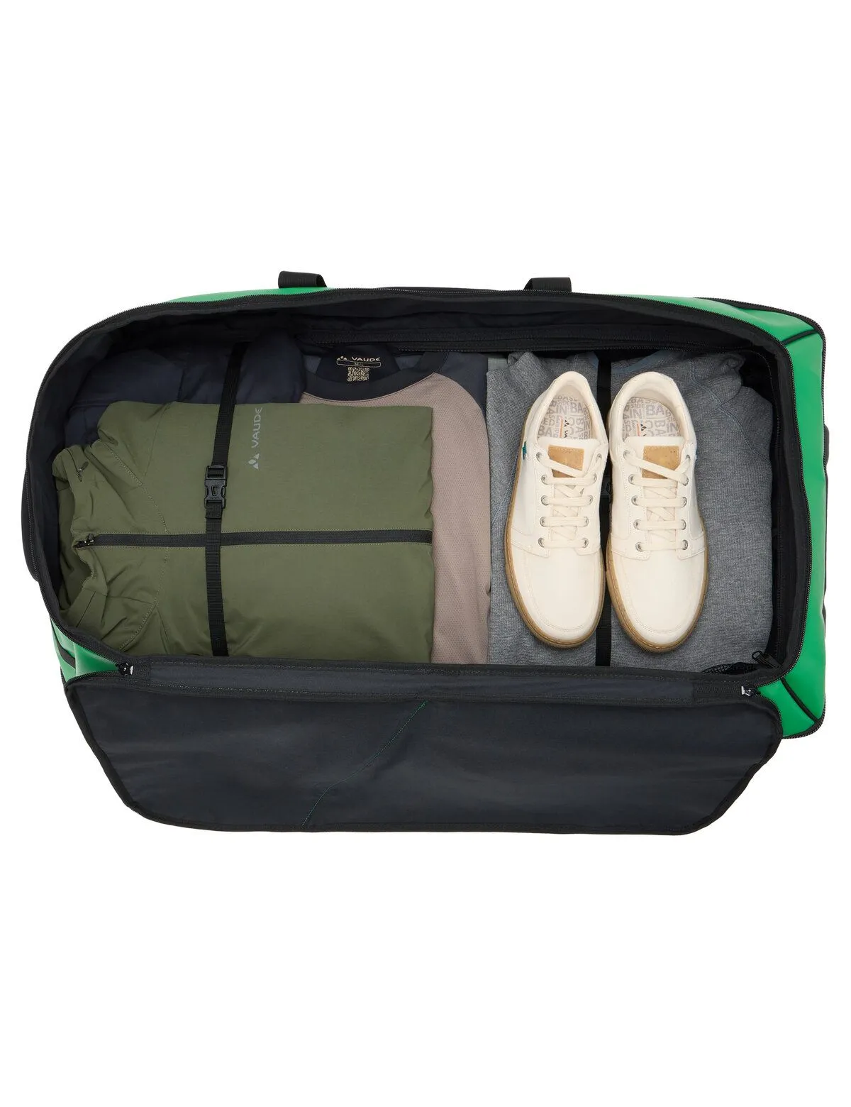 Vaude Reisetasche mit Rollen Rotuma 90 apple green