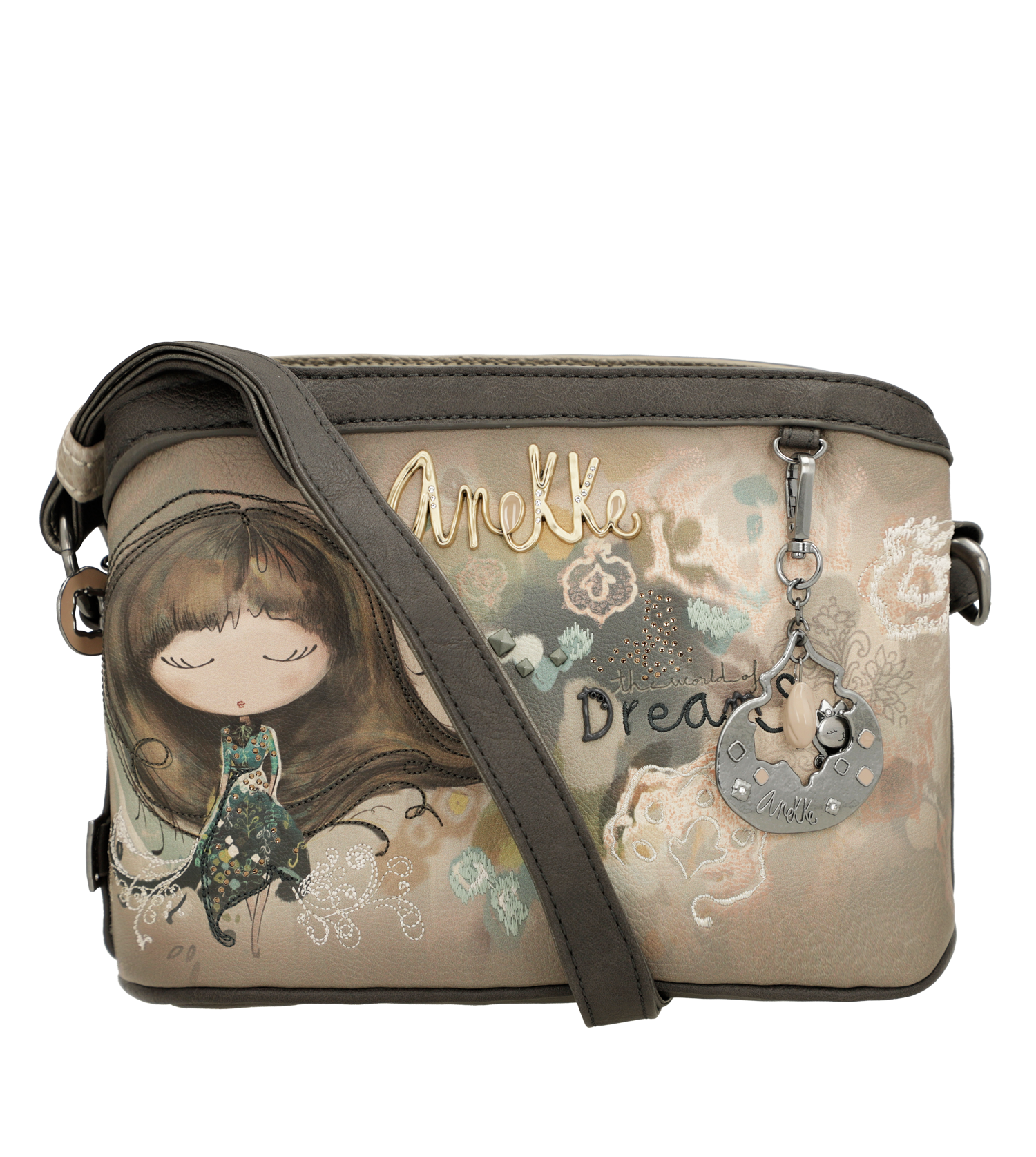 Anekke Umhängetasche Real 3-Fächer