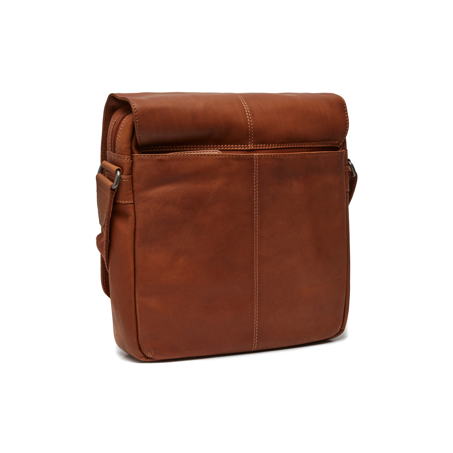 Chesterfield Leder Umhängetasche Raphael cognac