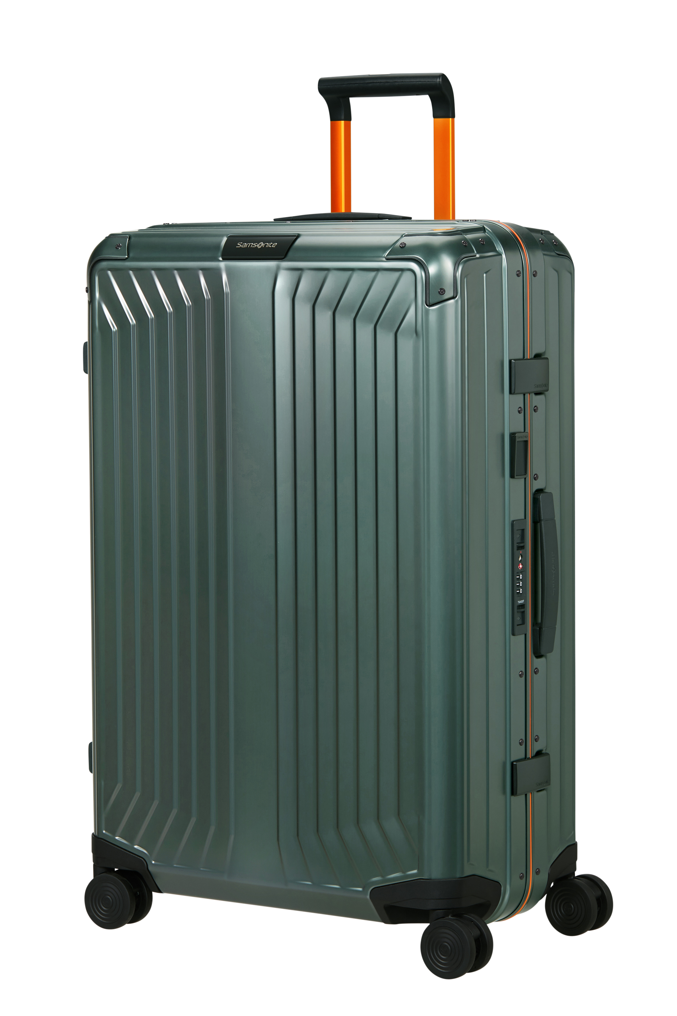 Samsonite Trolley Lite-Box Alu 55cm sage/orange
