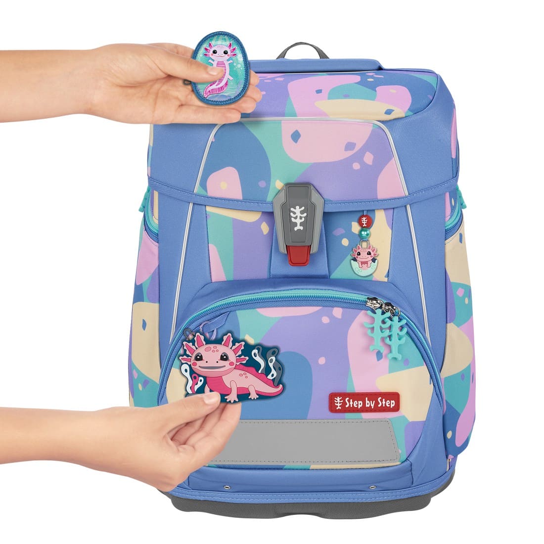 Step by Step Schulranzen-Set SPACE Axolotl Sally 2027 