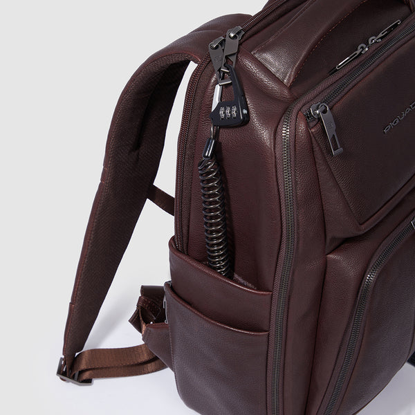 Piquadro Laptoprucksack Carl dunkelbraun