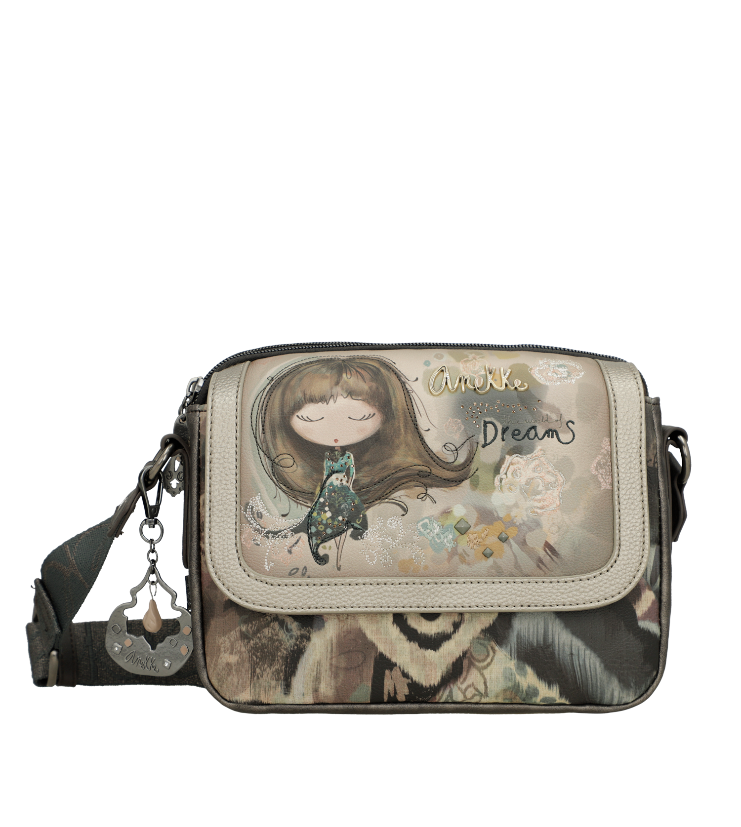 Anekke Umhängetasche Real Überschlag