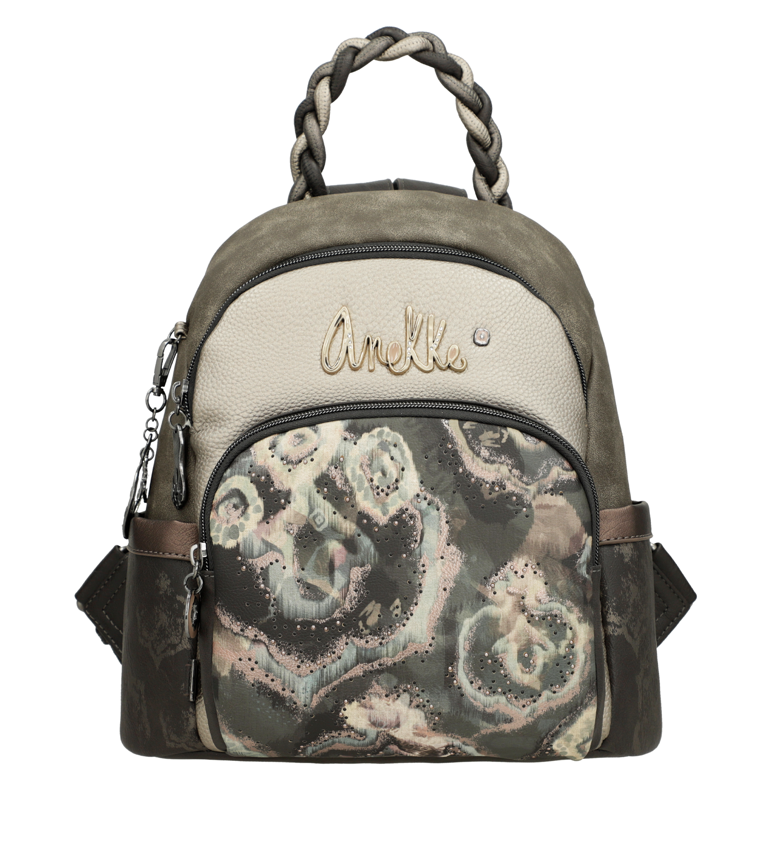 Anekke Rucksack geflochtener Griff Manifesto