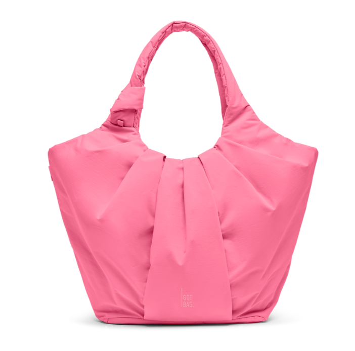 GOT BAG Pleat Tote Bag salina pink monochrome