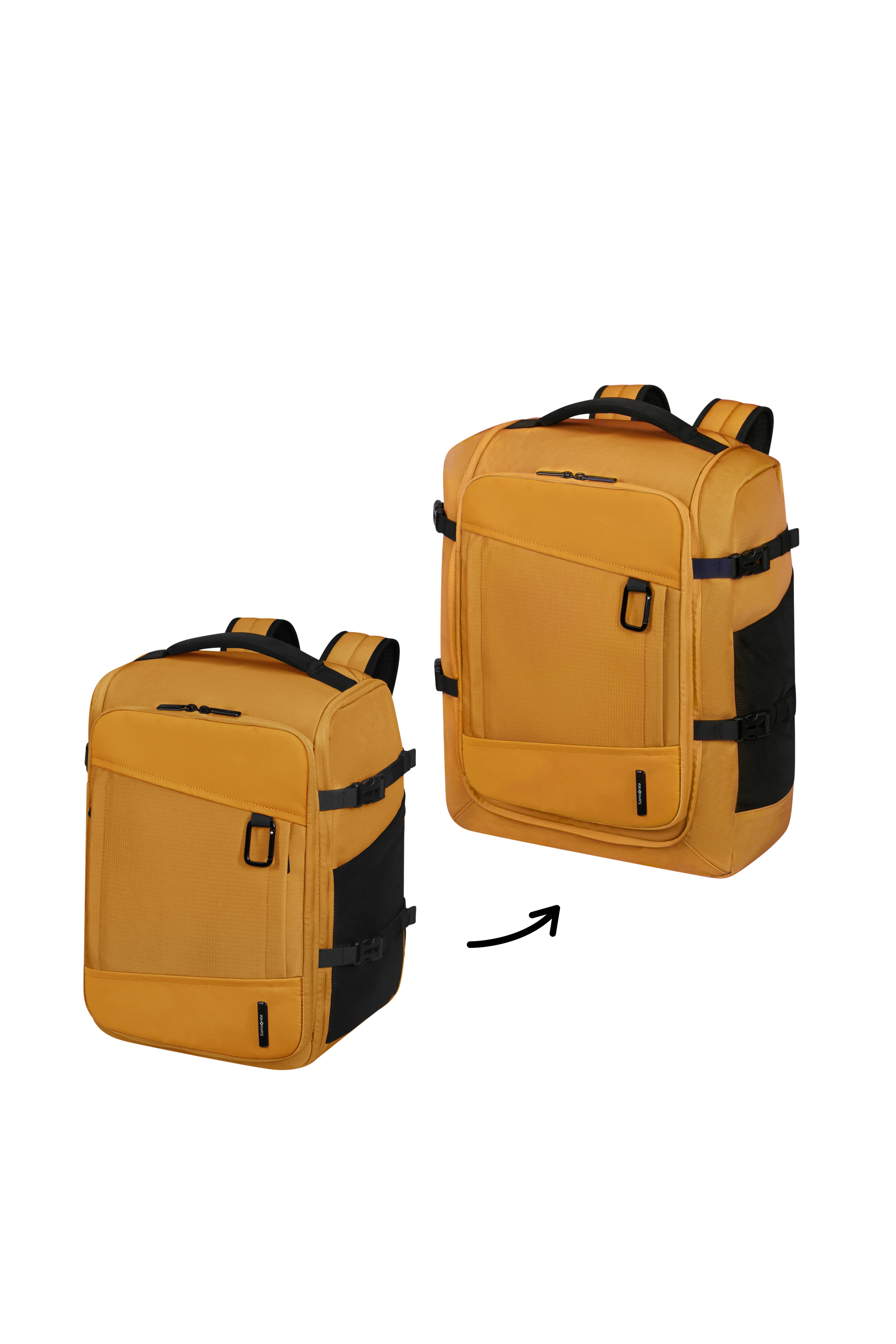 Samsonite 2FIT 2-in-1 Underseater Rucksack mustard