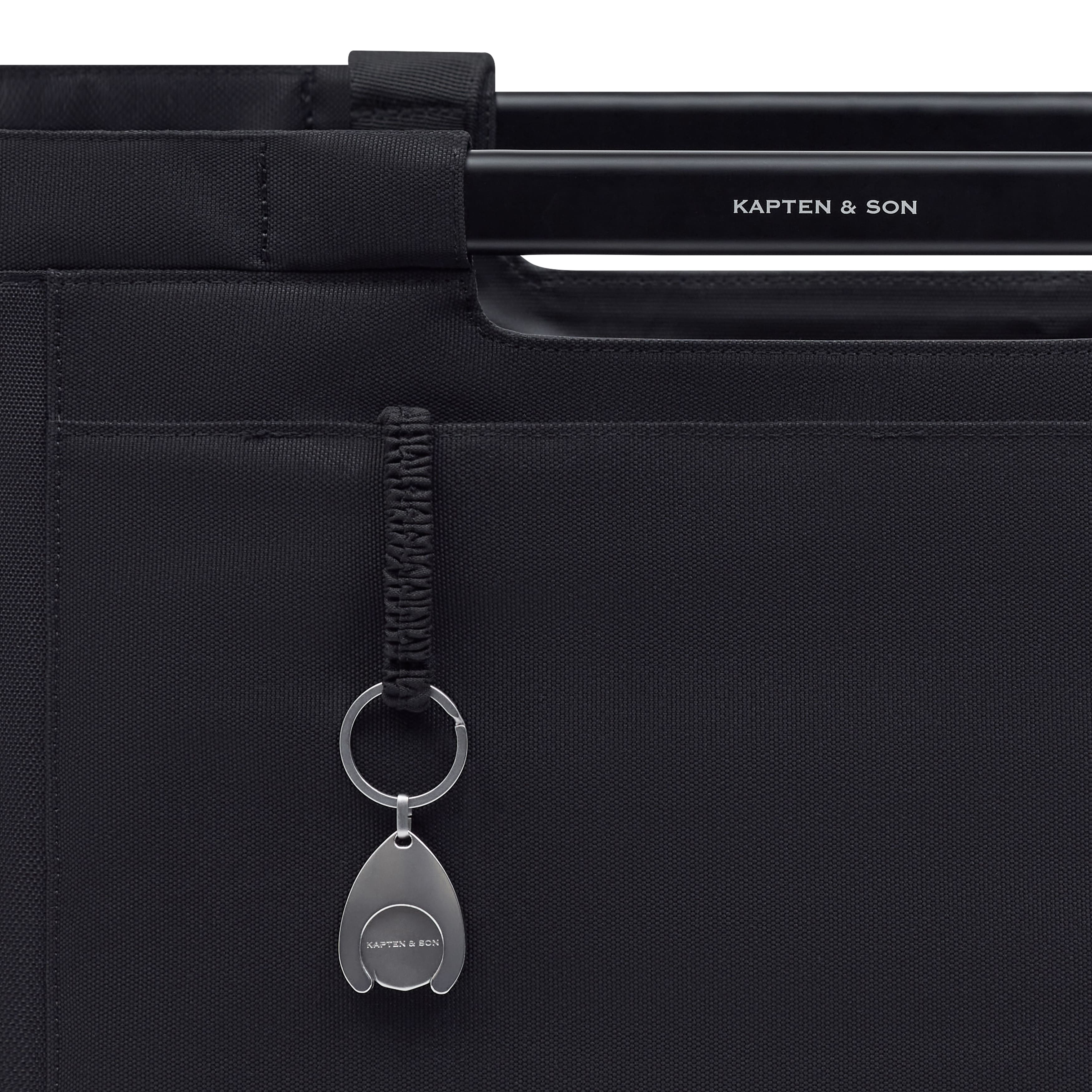 Kapten & Son Vaasa Shopping Basket All Black Kapten & Son Vaasa Shopping Basket All Black