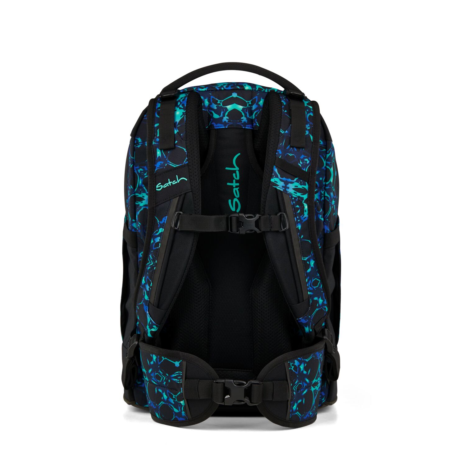 Satch Pack Schulrucksack Caleido Blue 2025