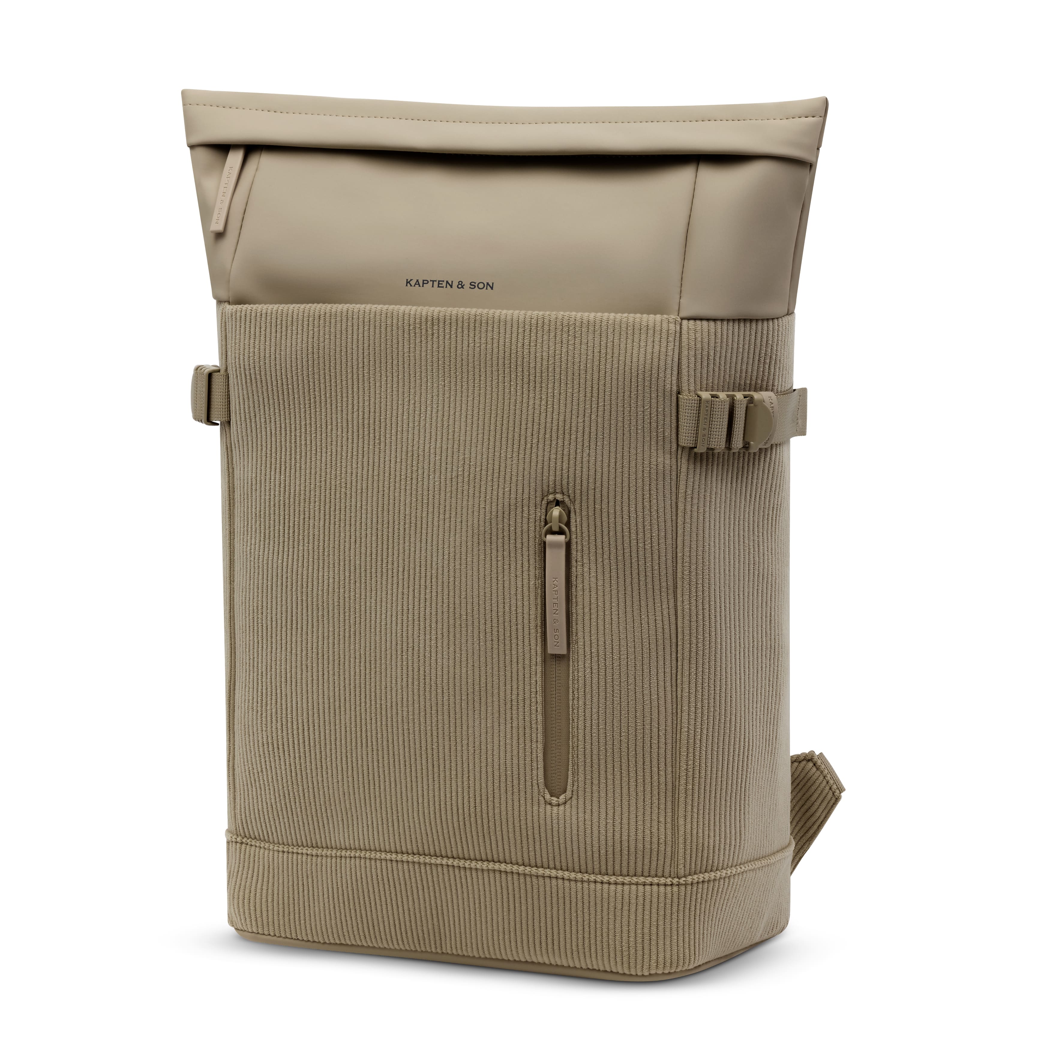 Kapten & Son Rucksack Helsinki Cord dusty khaki