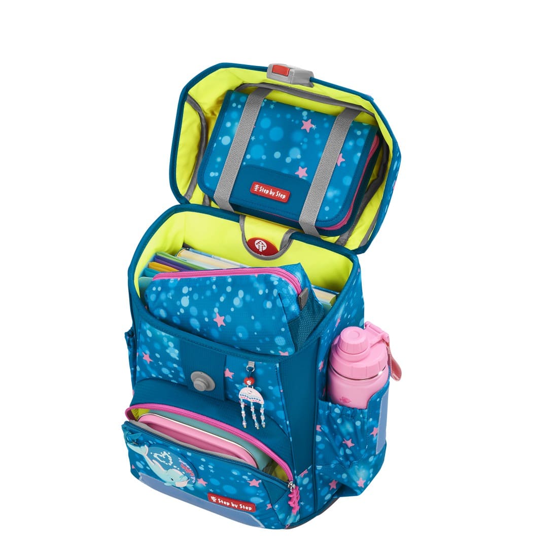 Step by Step Schulranzen-Set CLOUD Dolphin Azur 2027
