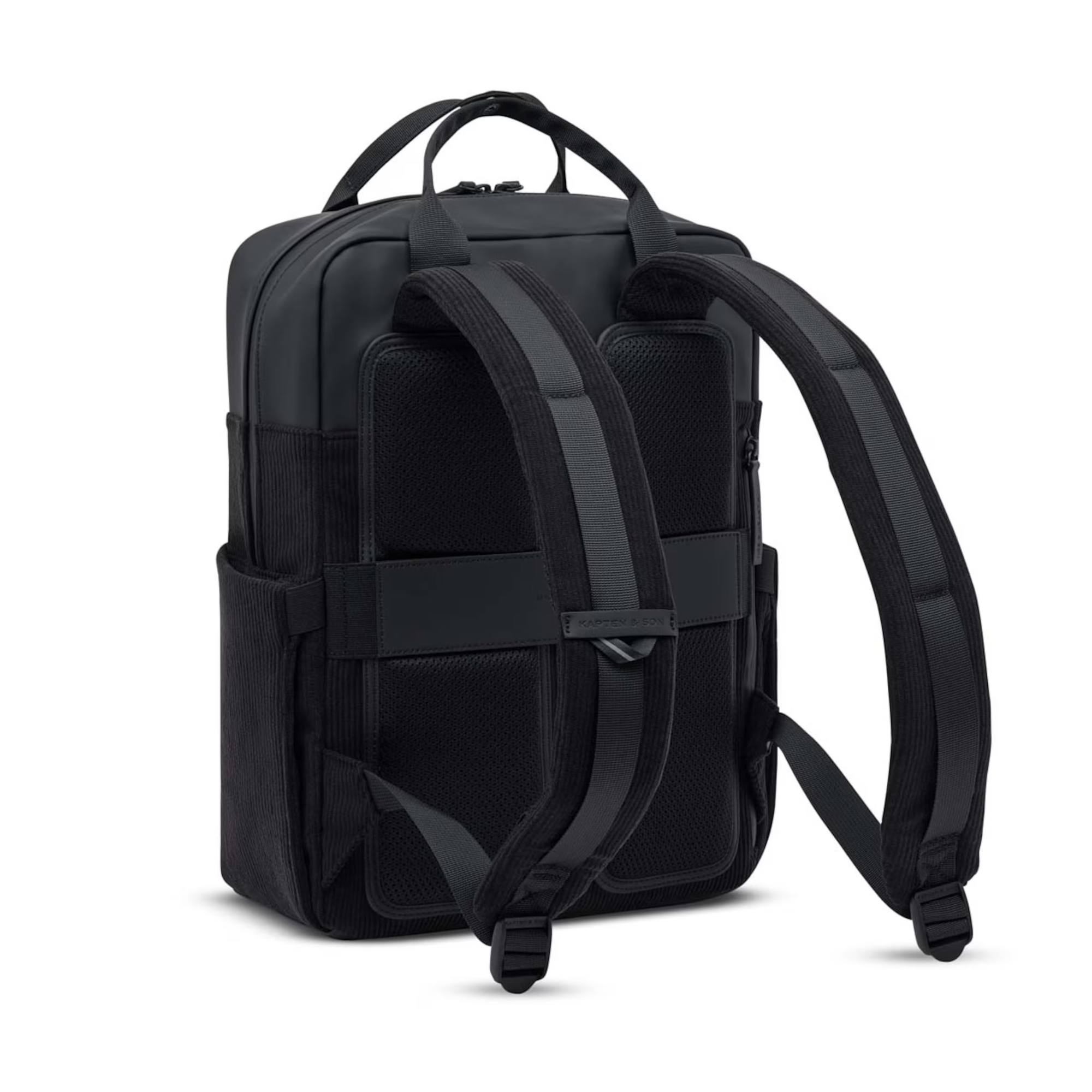 Kapten & Son Rucksack Bergen Pro Cord all black 