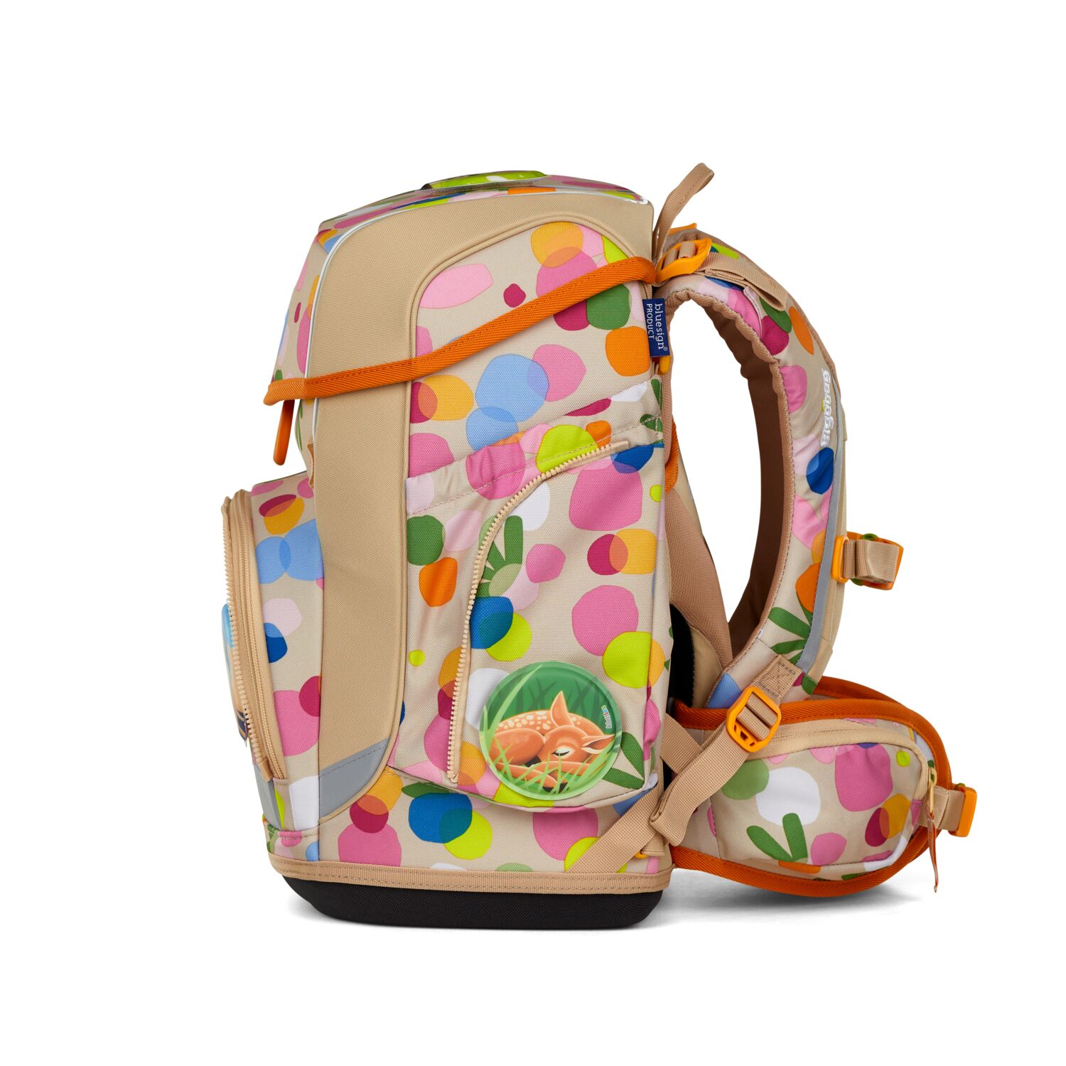 Ergobag Cubo Schulranzen-Set Flower Powbär 2025