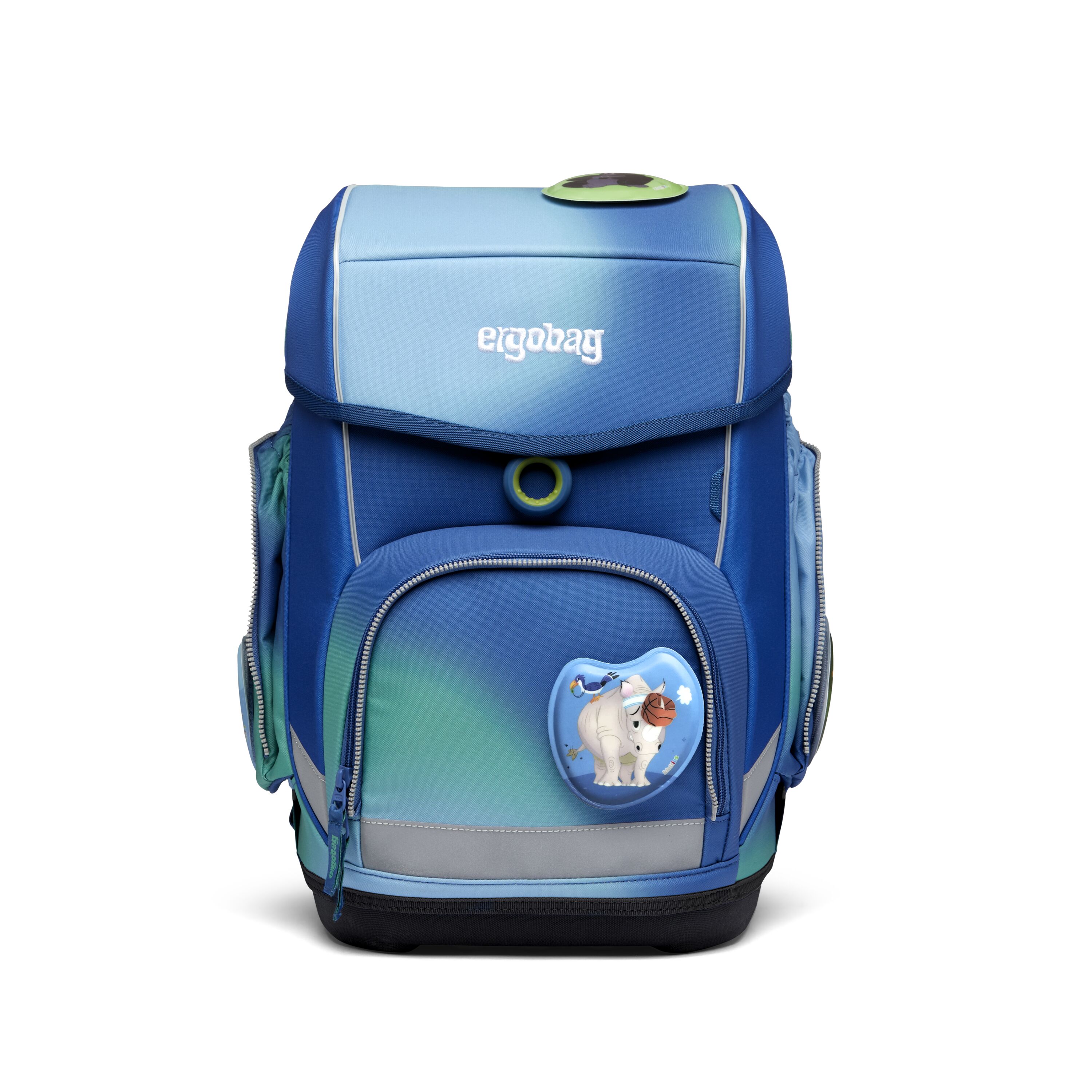 Ergobag Cubo Colour Splash Edition Schulranzen-Set DschungelfieBär