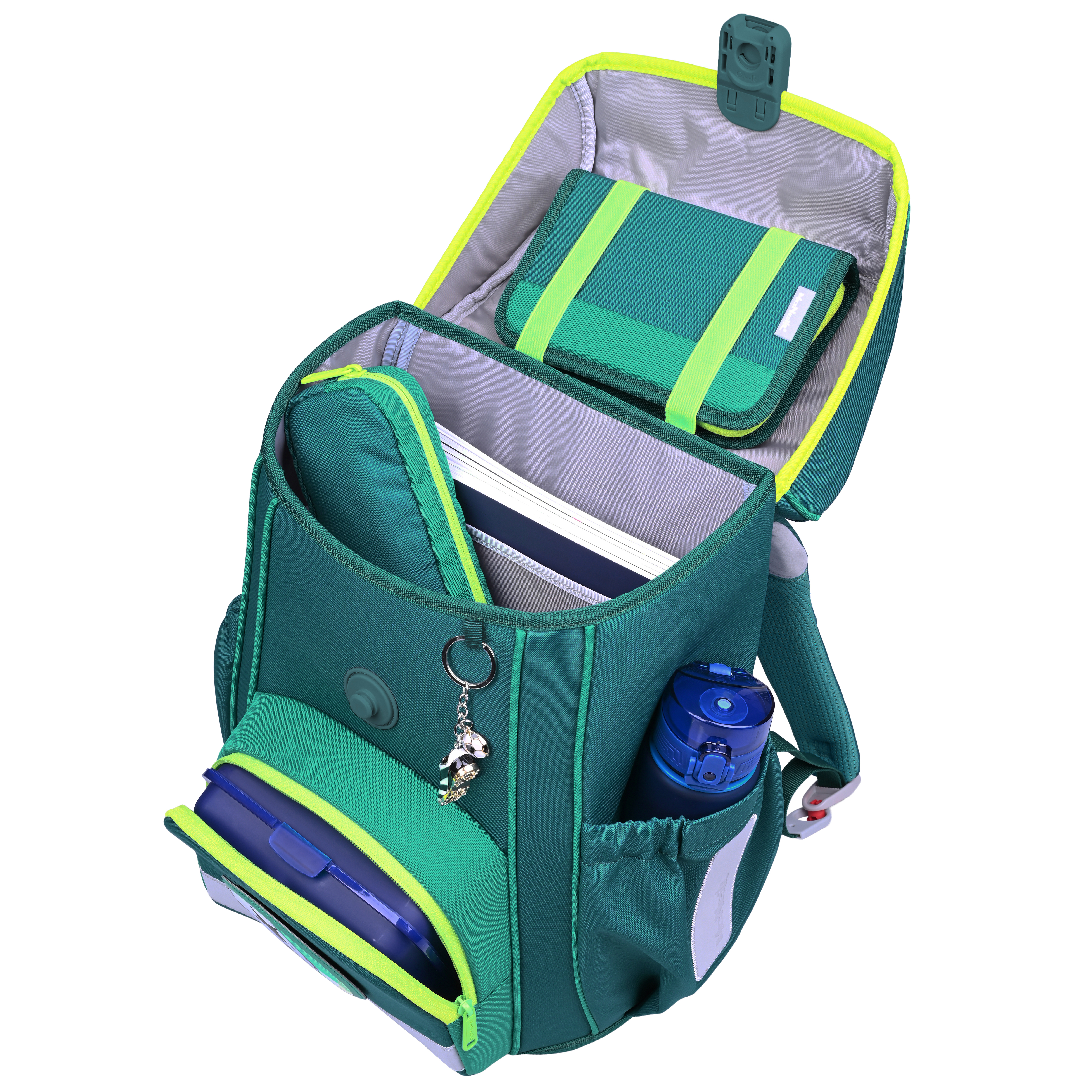 McNeill Schulranzen-Set Bravo Petrol 9-teilig 