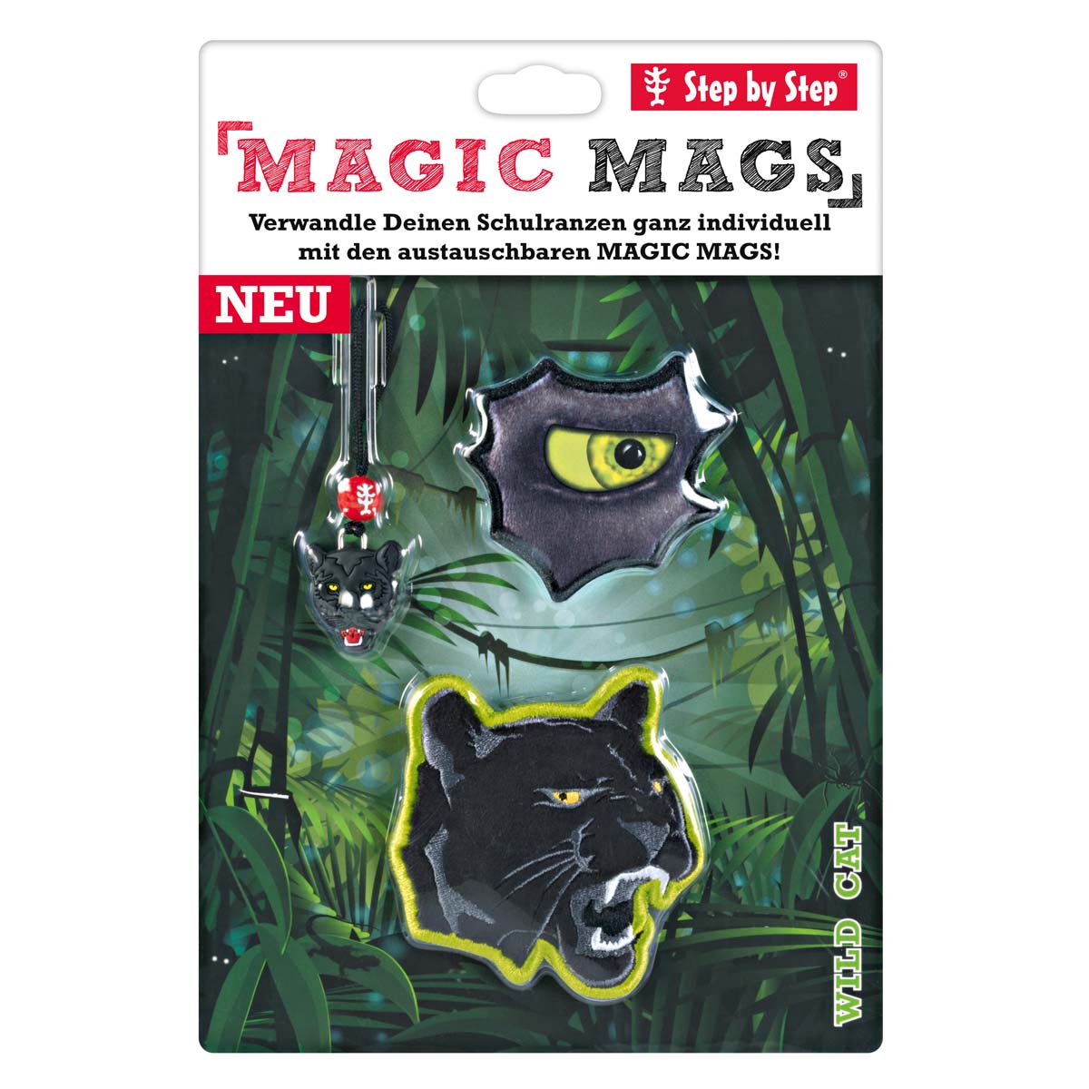 Step by Step Magnetbilder MAGIC MAGS Set 3-teilig "Wild Cat" (139011)