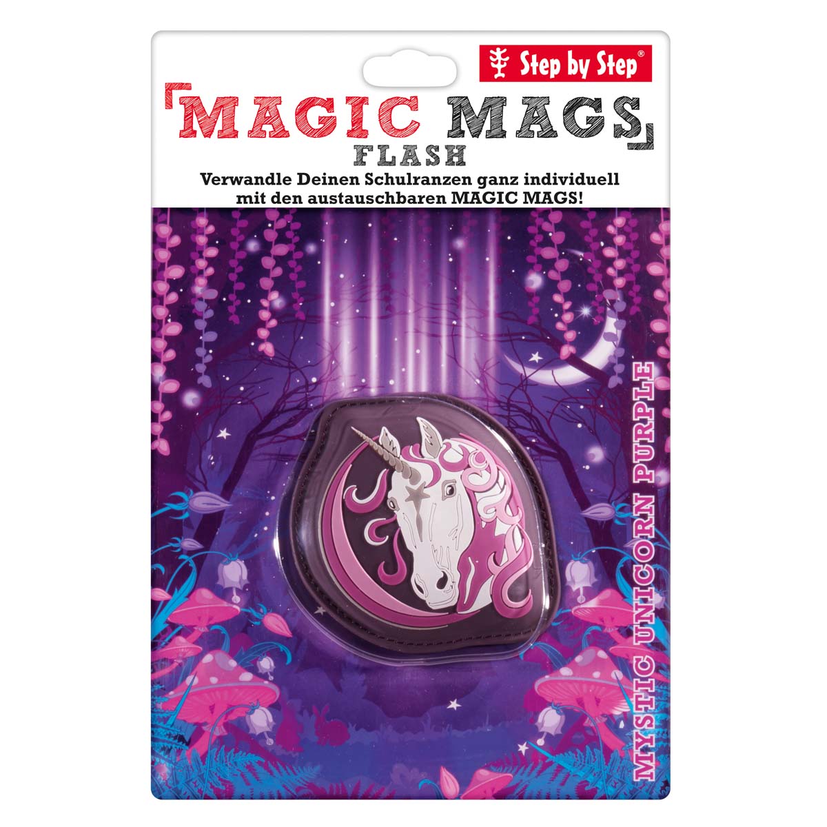 Step by Step Magnetbilder MAGIC MAGS FLASH Mystic Unicorn Purple (188112)